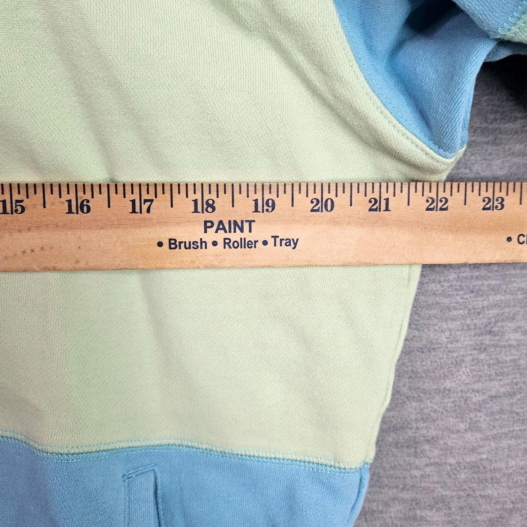 Teddy Fresh Teddy Fresh Womens Pastel Patchwork Hoodie Pullover Colorblock Size S Multicolor Logo Raglan Sleeve Long Sleeve Fleece Cotton Polyester Sweatshirt Size S / US 4 / IT 40 - 6 Thumbnail