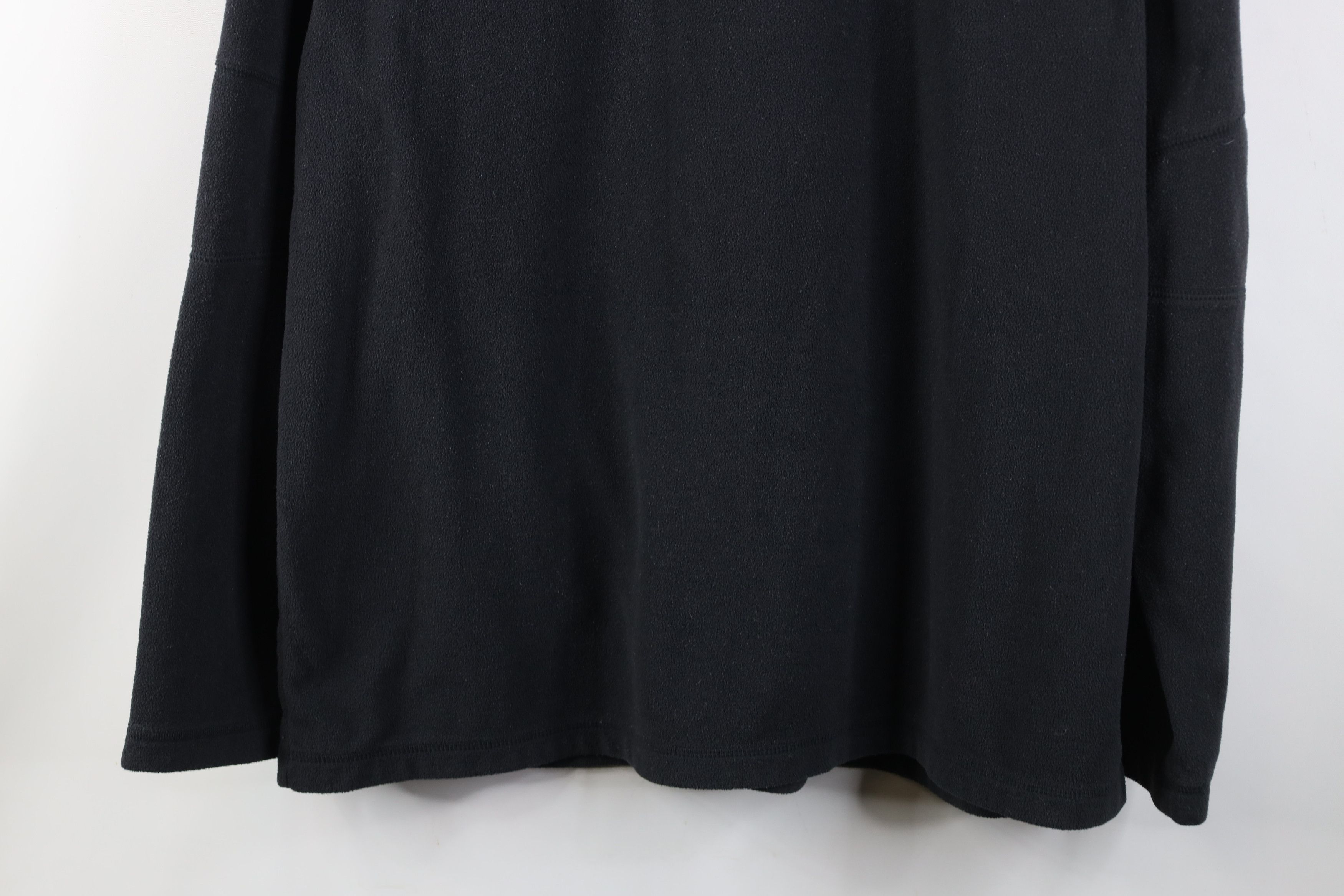 Nike Vintage Y2K Nike Mini Swoosh Fleece Crewneck Sweater Black Size US L / EU 52-54 / 3 - 3 Thumbnail