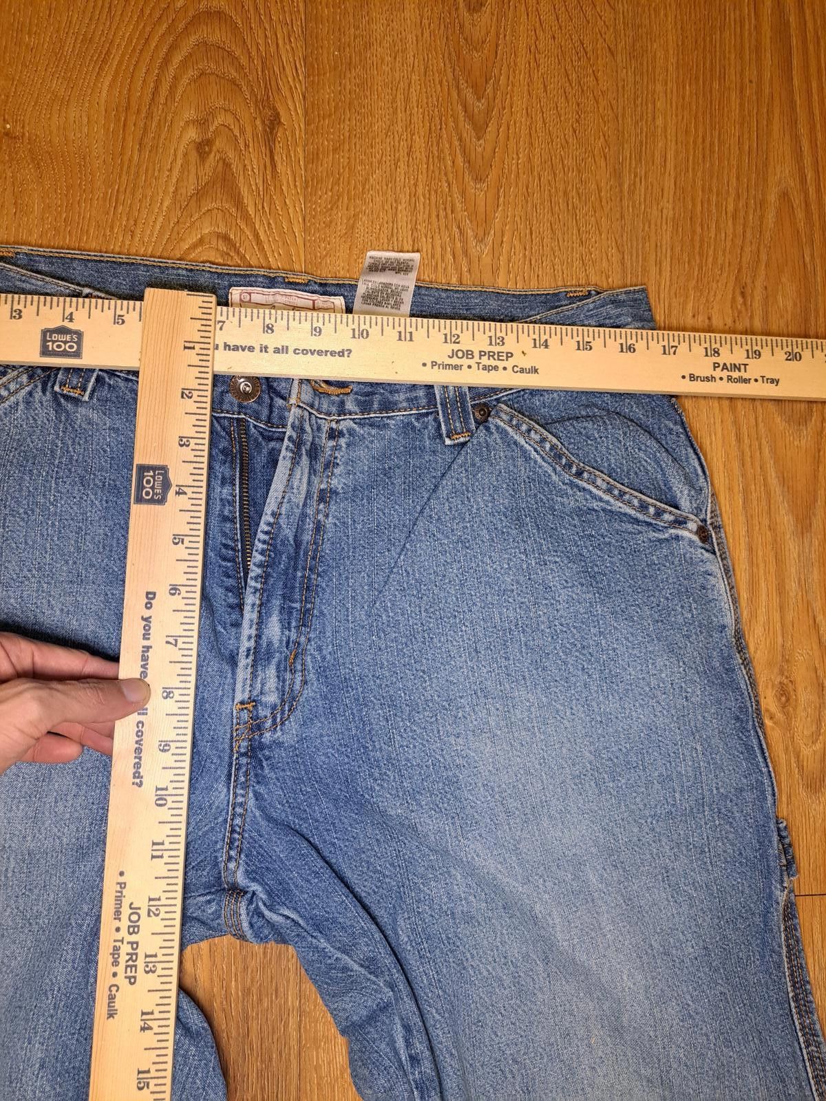 Levi's Levis Carpenter Denim Jeans Mens 34x28 Blue Cotton Husky Size US 34 / EU 50 - 7 Thumbnail