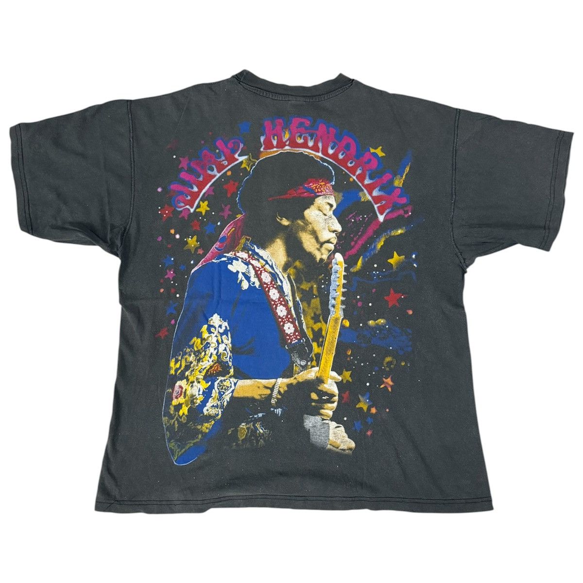Other Vintage Jimi Hendrix Rock Psychedelic Tee Double Sided Rare Size US L / EU 52-54 / 3 - 2 Thumbnail