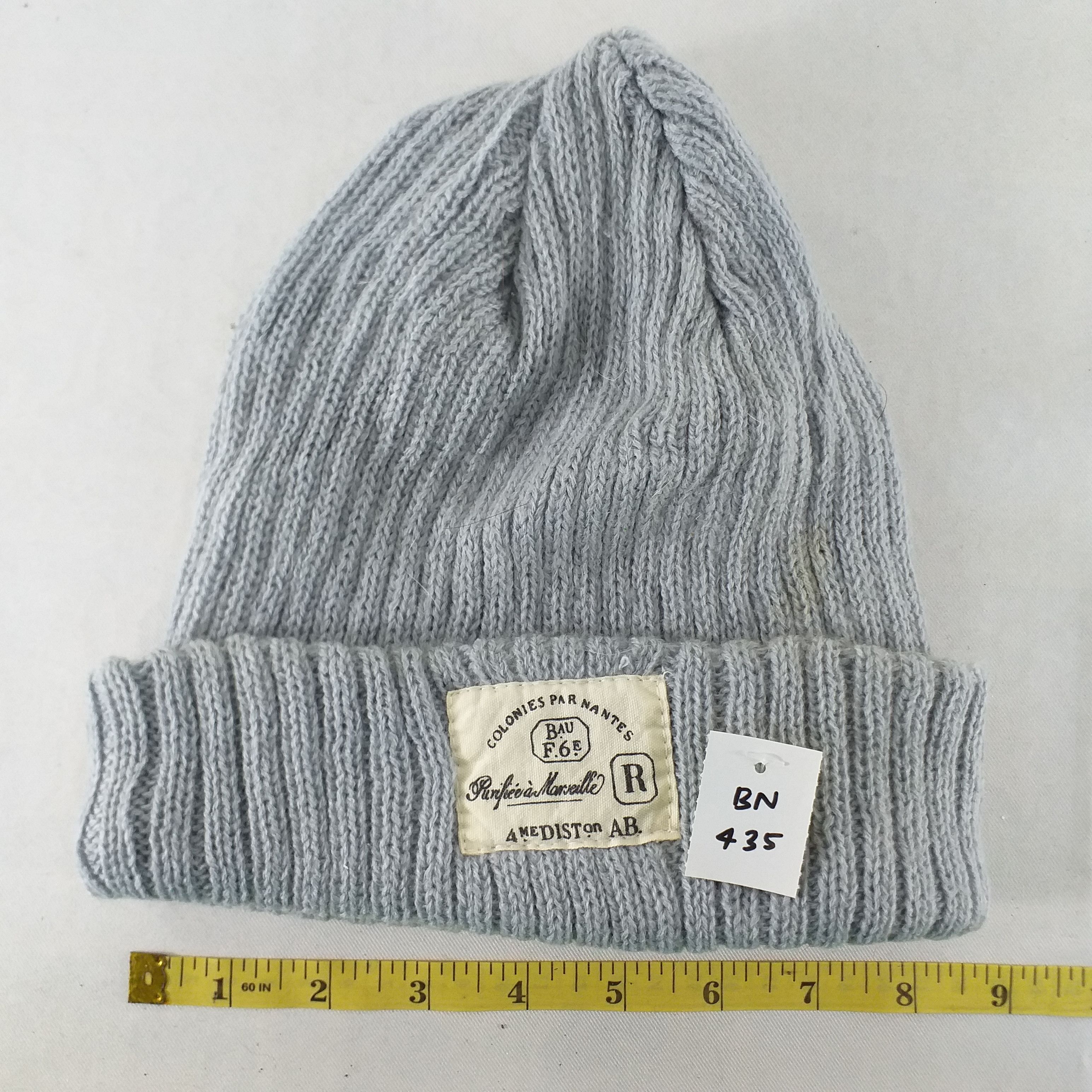 Japanese Brand Colonies Parnantes Plain Snow Cap Hat Beanie -BN435 Size ONE SIZE - 3 Thumbnail