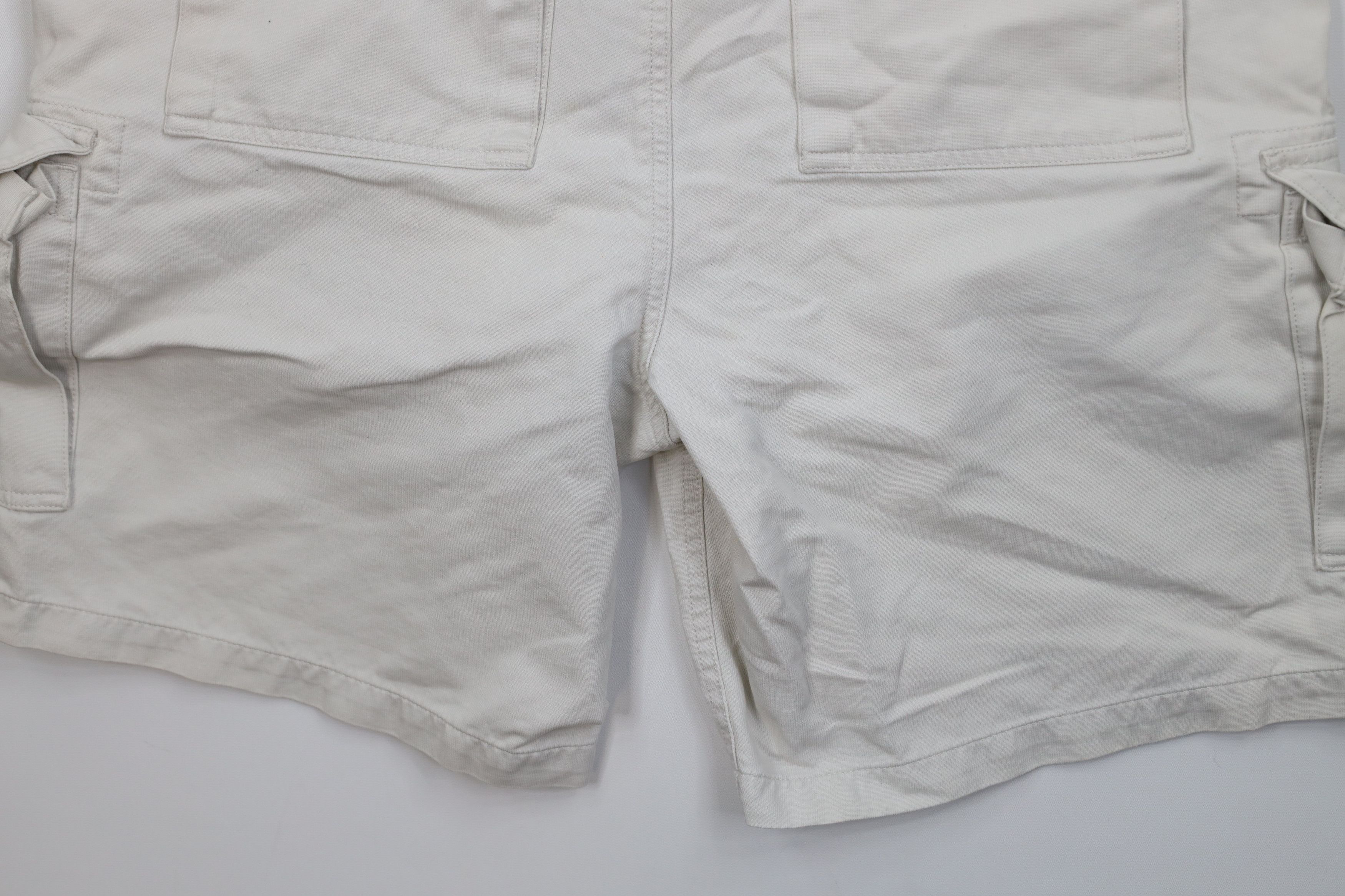 Tommy Hilfiger Vintage Y2K 2004 Tommy Hilfiger Ribbed Surplus Cargo Shorts Size US 34 / EU 50 - 13 Thumbnail