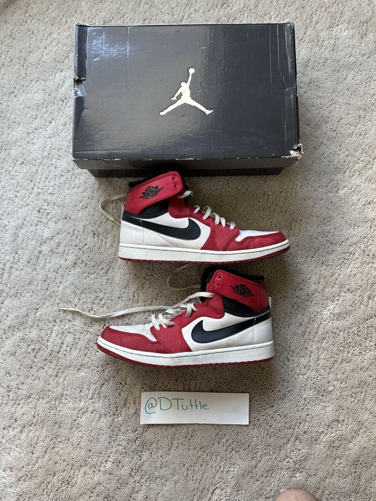 Jordan Brand × Nike Jordan 1 Retro AJKO Chicago Vintage Size US 13 / EU 46 - 1 Thumbnail