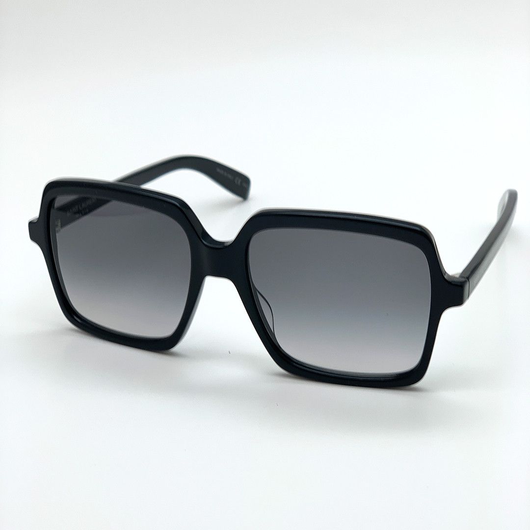 Saint Laurent Paris NEW Saint Laurent SL174 001 Oversized Women Sunglasses Size ONE SIZE - 4 Thumbnail