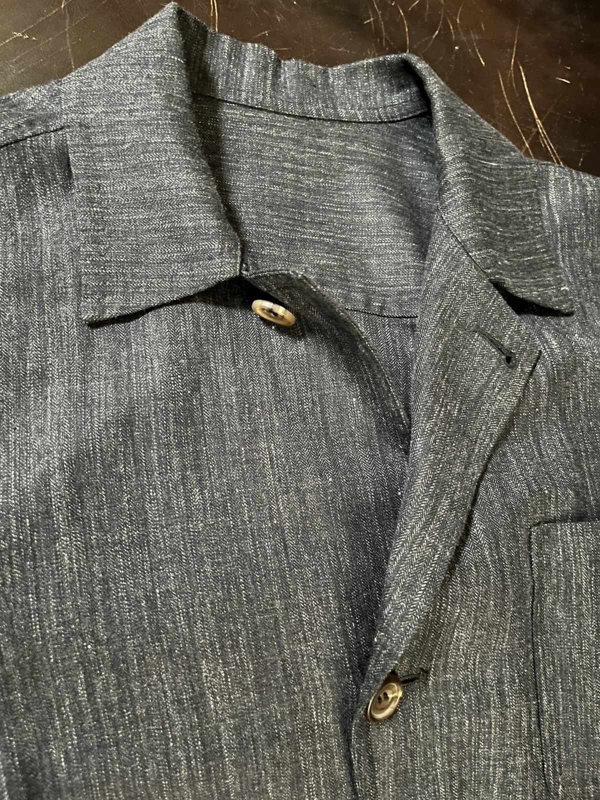 Other The Anthology Lazyman Jacket Chore Coat- 48/ Silk Wool Linen Size 38R - 6 Thumbnail