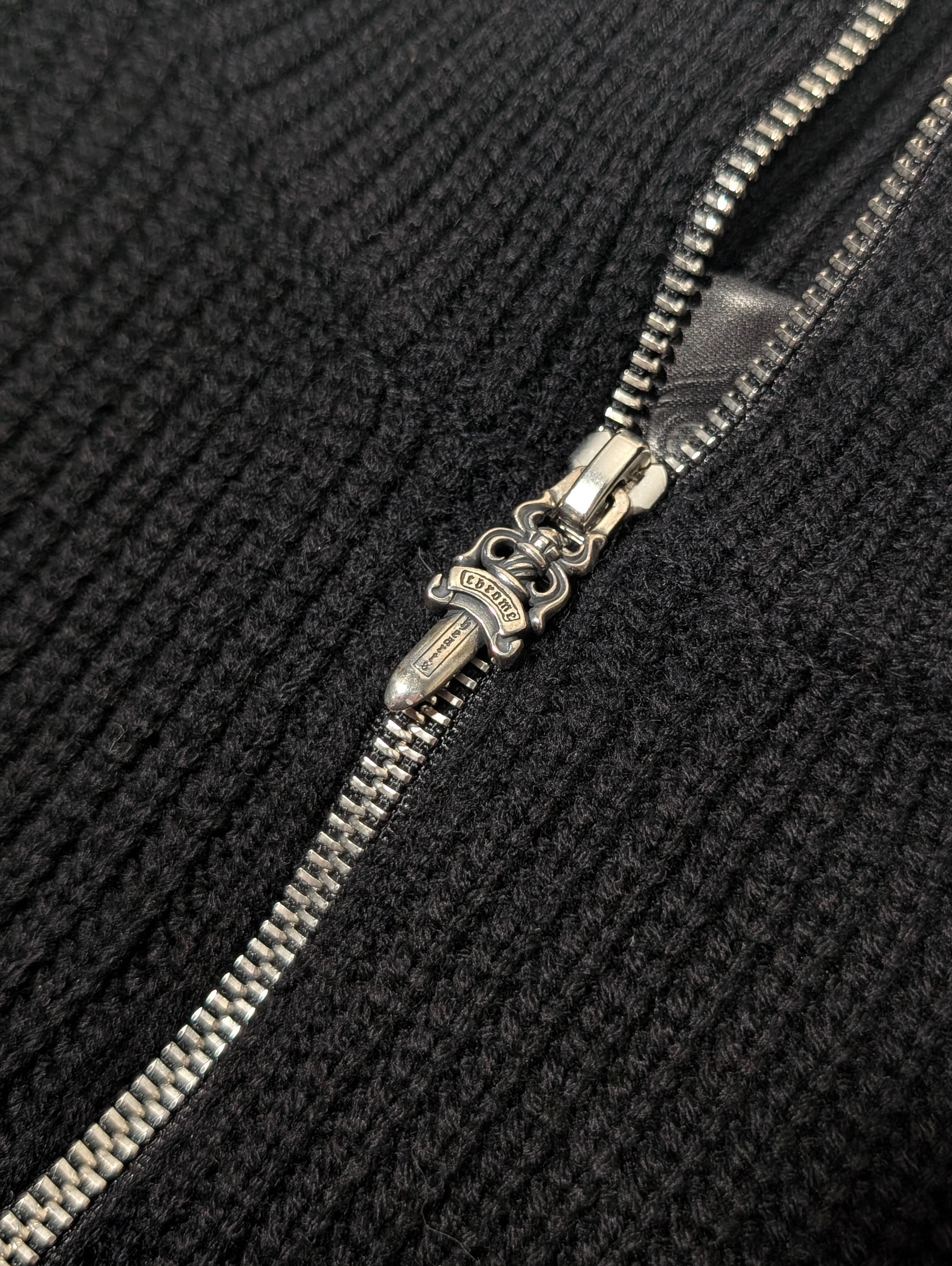 Chrome Hearts Cemetery Cross Patch 1/4 Zip Sweater (Bait & Tackle) Size US S / EU 44-46 / 1 - 3 Thumbnail