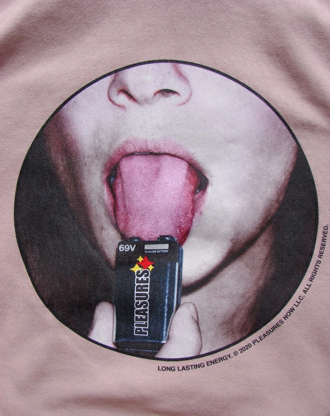 Pleasures PLEASURES Pastel Pink 69V Battery Skate Hoodie Sweater Size US M / EU 48-50 / 2 - 4 Thumbnail