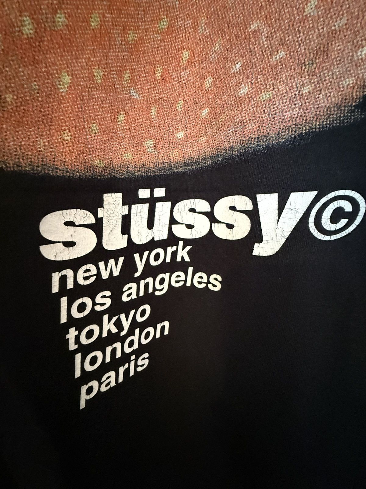 Stussy Strawberry Tee Black