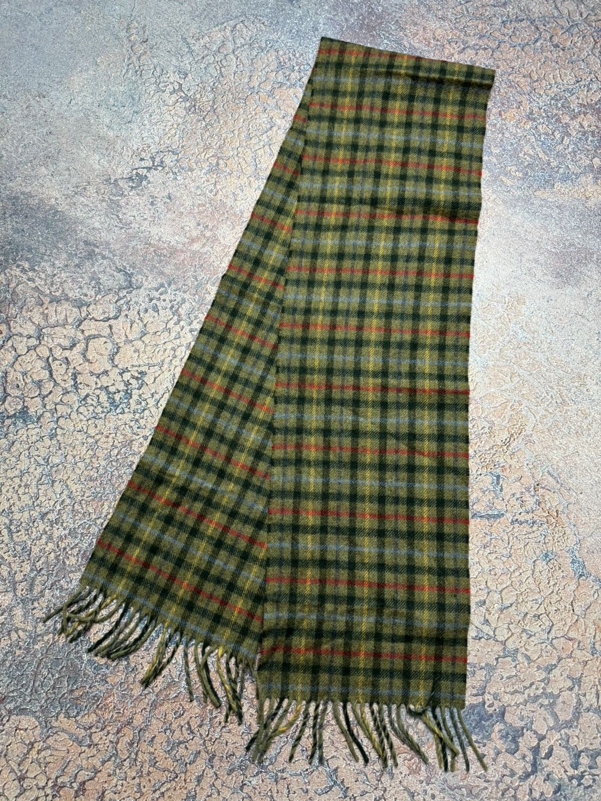 Barbour Barbour vintage scarf wool 100% Luxury Size ONE SIZE - 5 Thumbnail