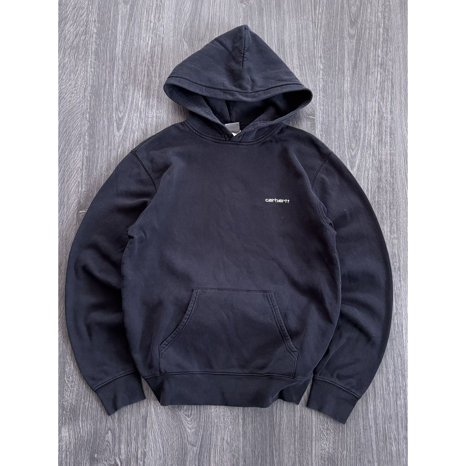 Carhartt Vintage Carhartt Black Hoodie Size US S / EU 44-46 / 1 - 1 Thumbnail