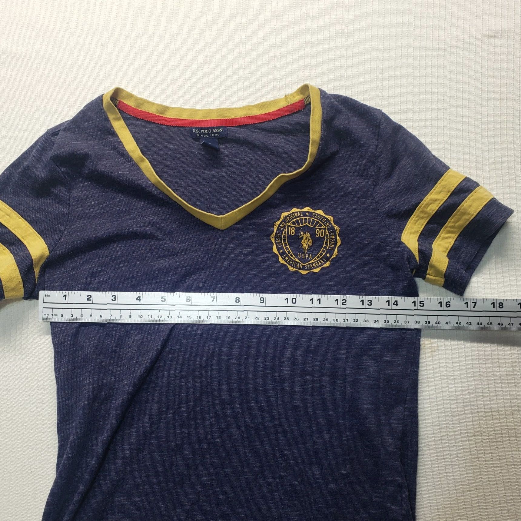 U.S. Polo Assn. VINTAGE U.S. Polo Assn. Shirt Adult Small Gray Short Sleeve Tee T-Shirt Womens Size S / US 4 / IT 40 - 4 Thumbnail