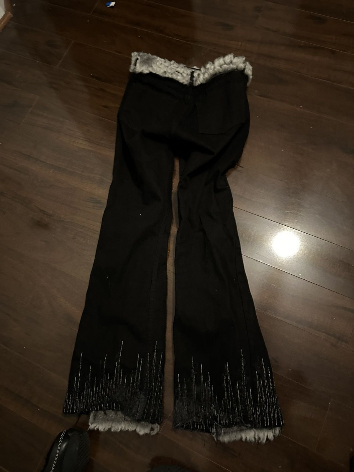 Other Custom flared fur pants Size US 32 / EU 48 - 3 Thumbnail
