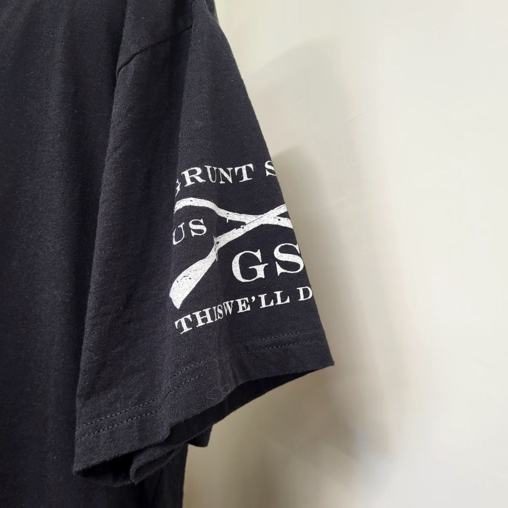 Vintage **Grunt Style Patriotic Dad T-Shirt Men's XXXL Black Liberty Flag** User: **Grunt Style Patriotic Dad T-Shirt Men's XXXL Black Liberty Flag** Size US XXL / EU 58 / 5 - 4 Thumbnail