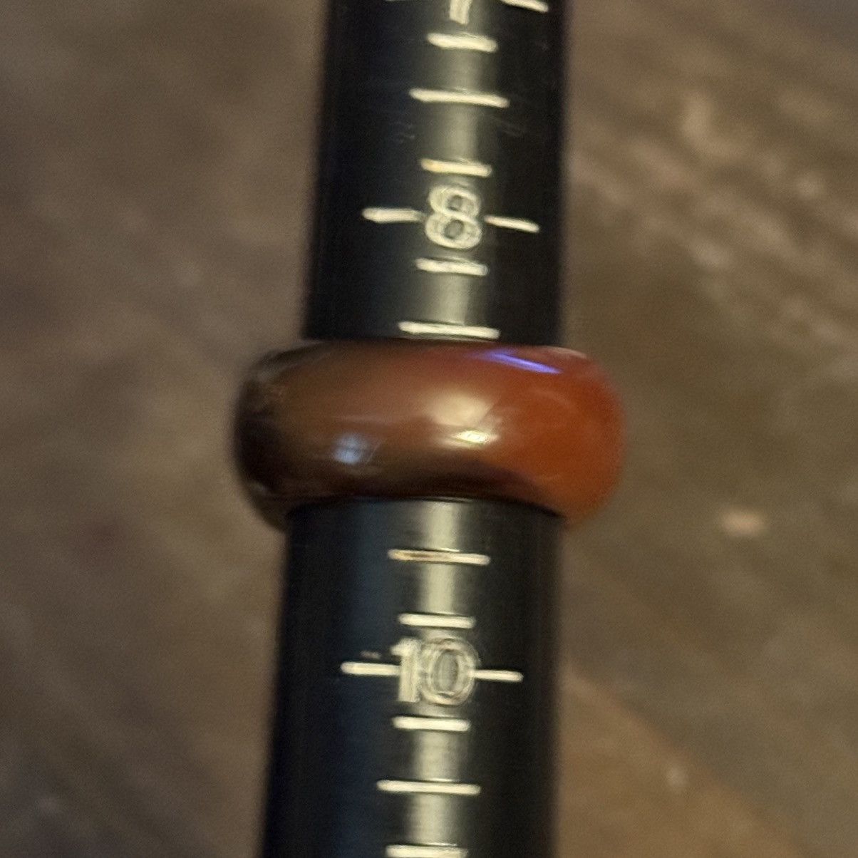 Vintage Vintage brown agate dome ring Size ONE SIZE - 4 Thumbnail