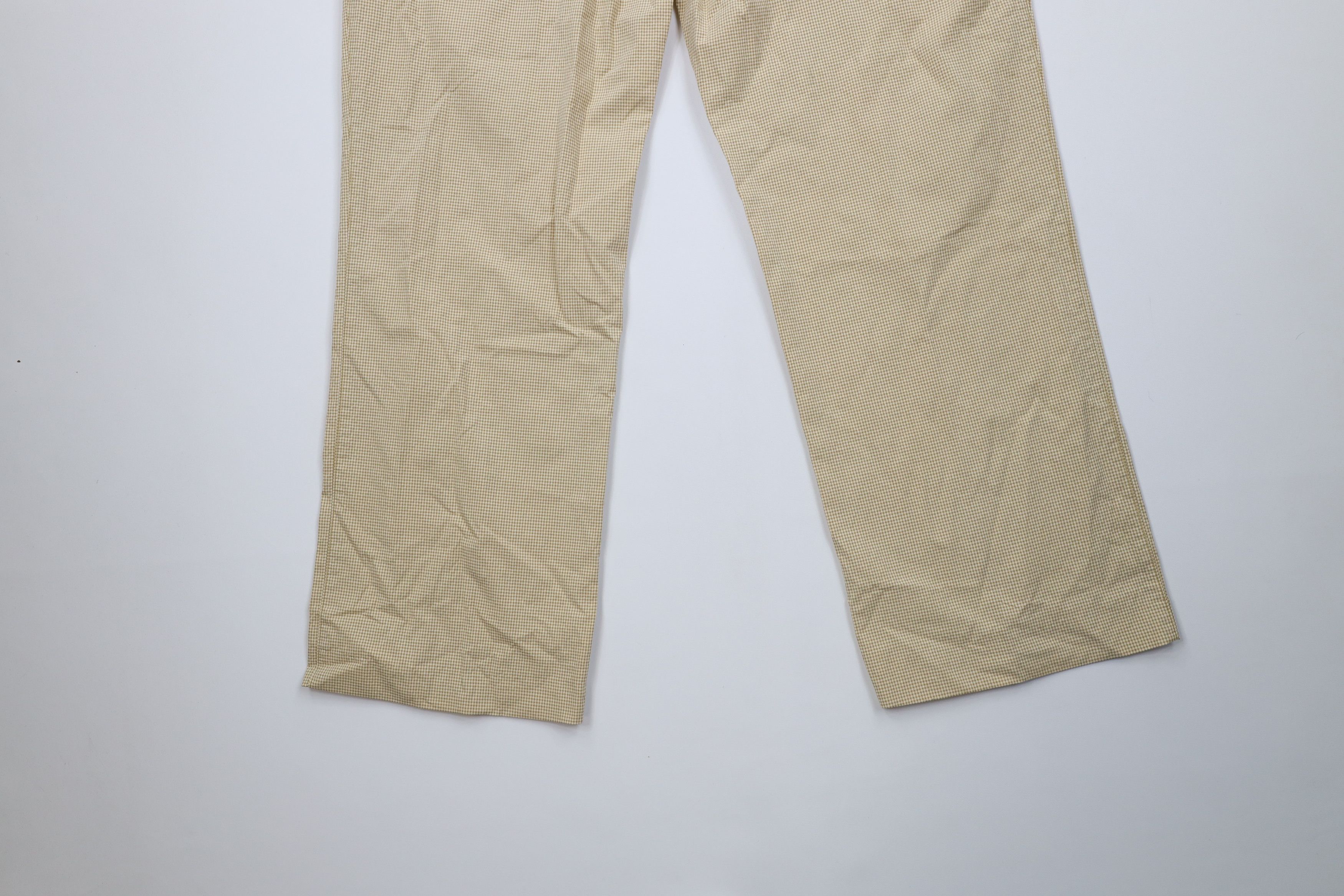 Vintage Vintage 90s Streetwear Wide Leg Chino Pants Beige Plaid Size US 36 / EU 52 - 12 Thumbnail