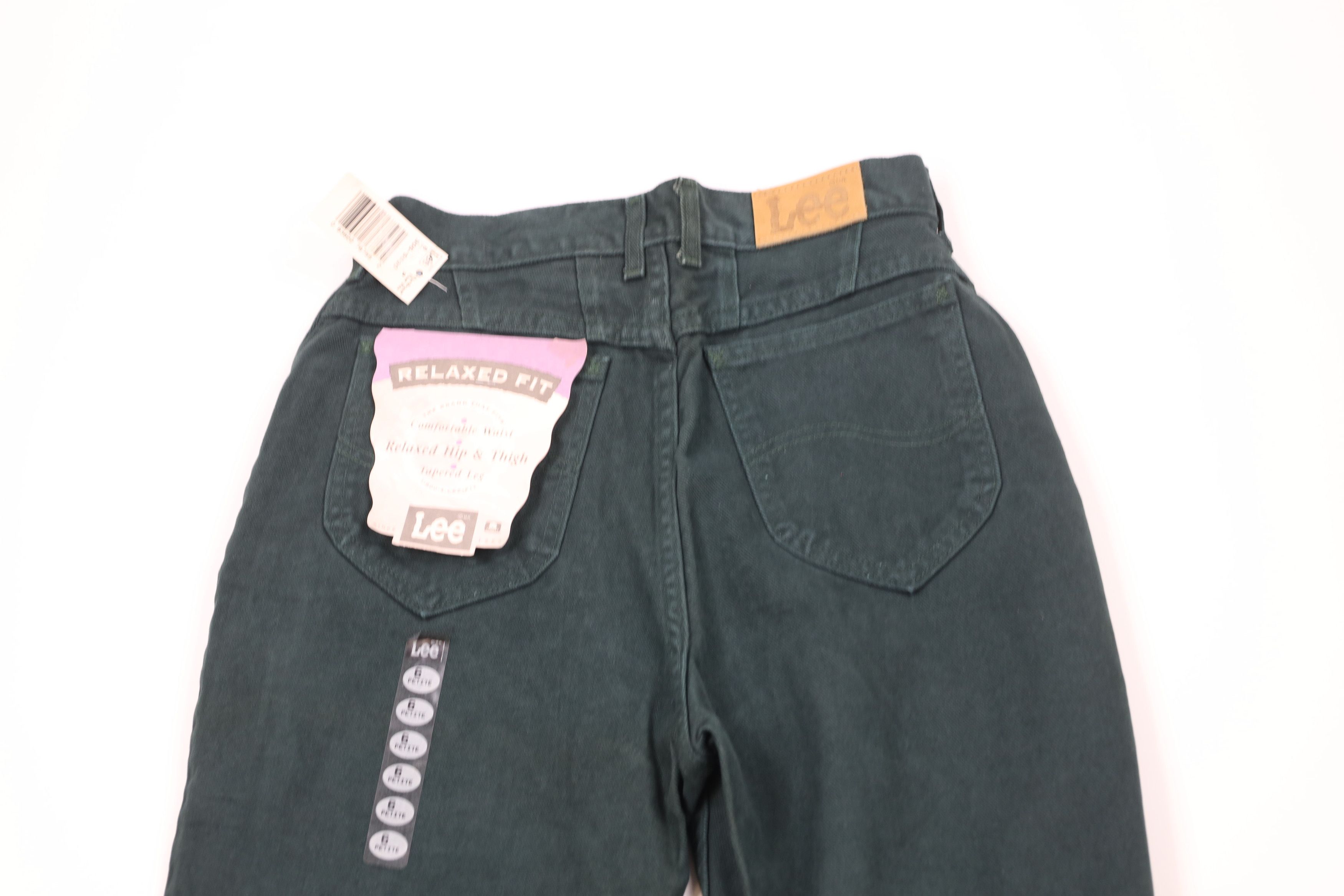 Lee × Vintage Deadstock Vintage 90s Lee Fit Tapered Leg Jeans Green USA Size 28" / US 6 / IT 42 - 12 Thumbnail