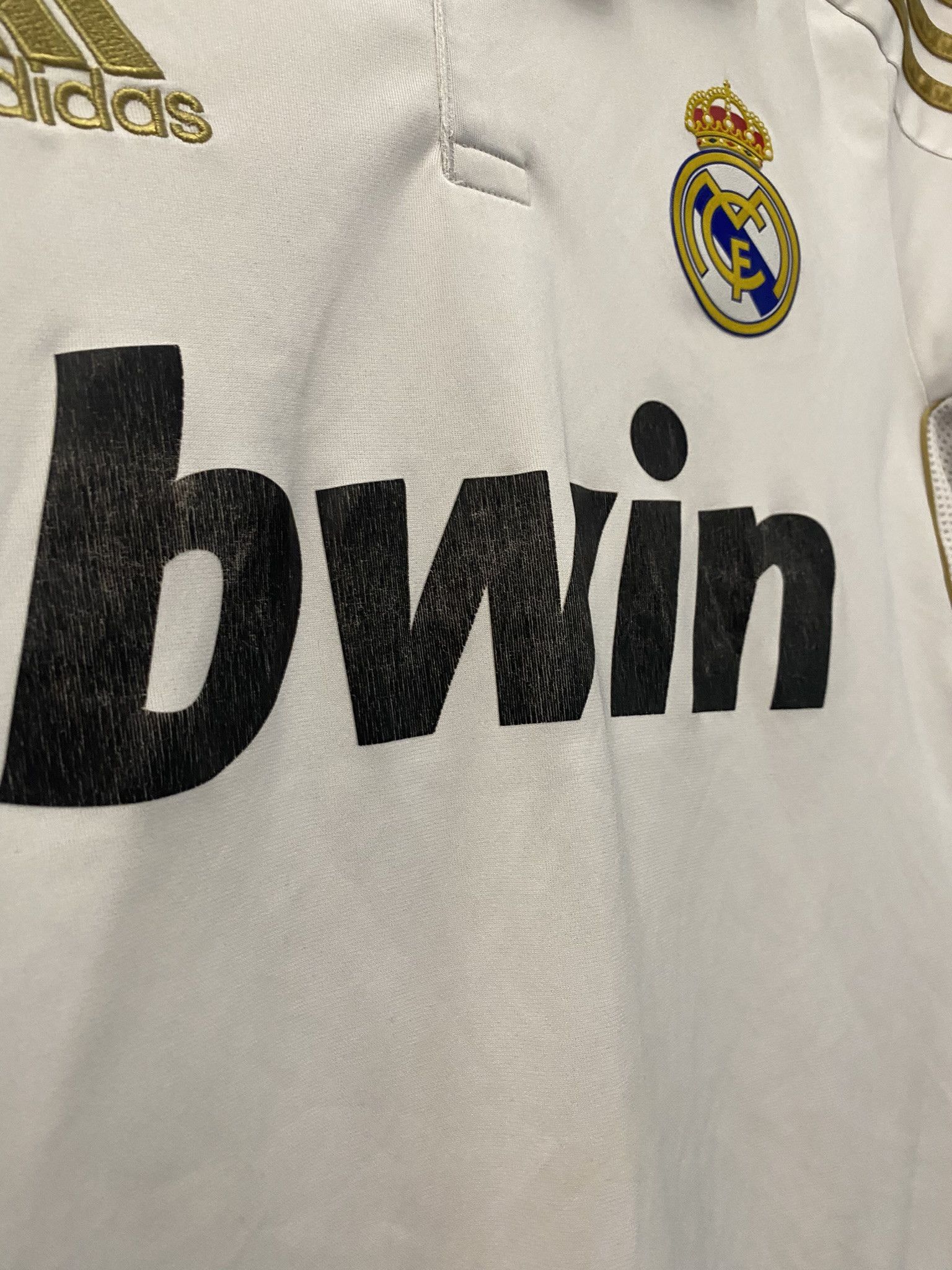 Adidas Real Madrid #7 Ronaldo Home Jersey Shirt Season 2011-12 Size US S / EU 44-46 / 1 - 4 Thumbnail