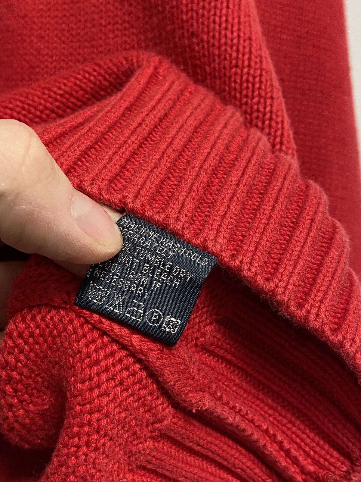 Polo Ralph Lauren Vintage y2k sweater style red