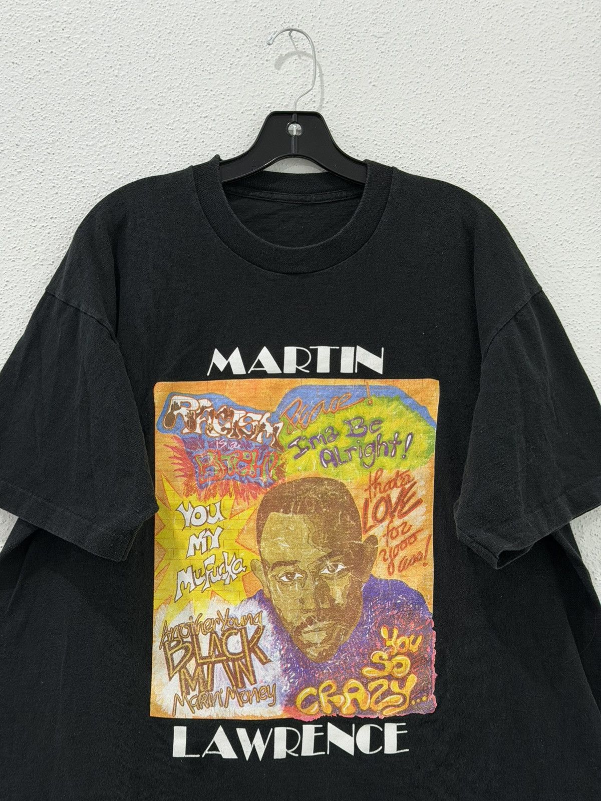Rap Tees Vintage 90s Martin Lawrence Tee XL HBO Sitcom Promo Rap Tee Size US XL / EU 56 / 4 - 2 Thumbnail