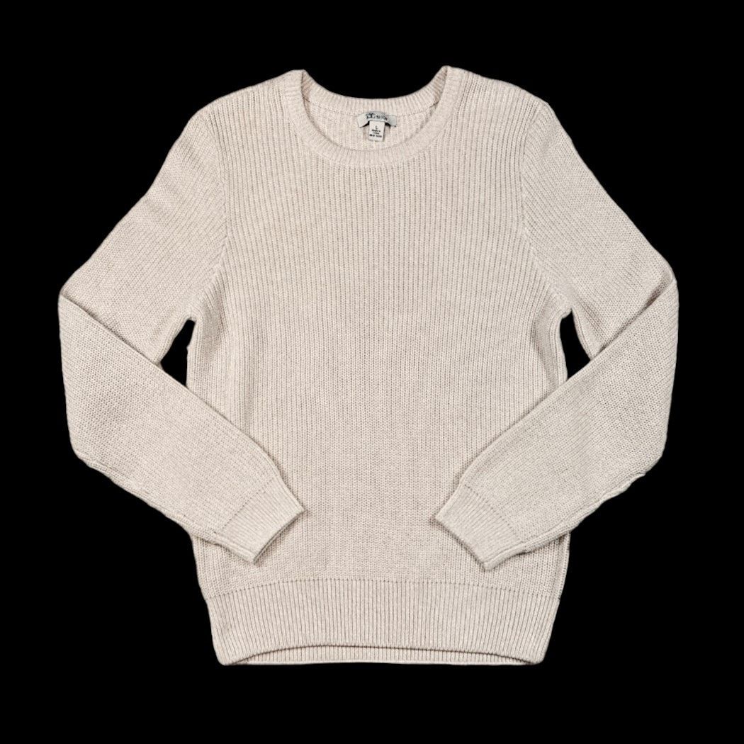 Tog Shop Sweater in Cream/Beige Size L