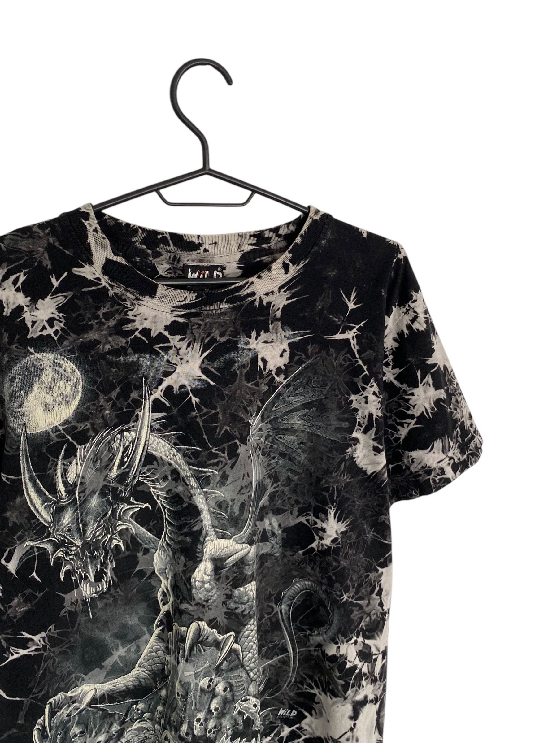 Vintage Vintage dragon full print tee Size US M / EU 48-50 / 2 - 2 Thumbnail