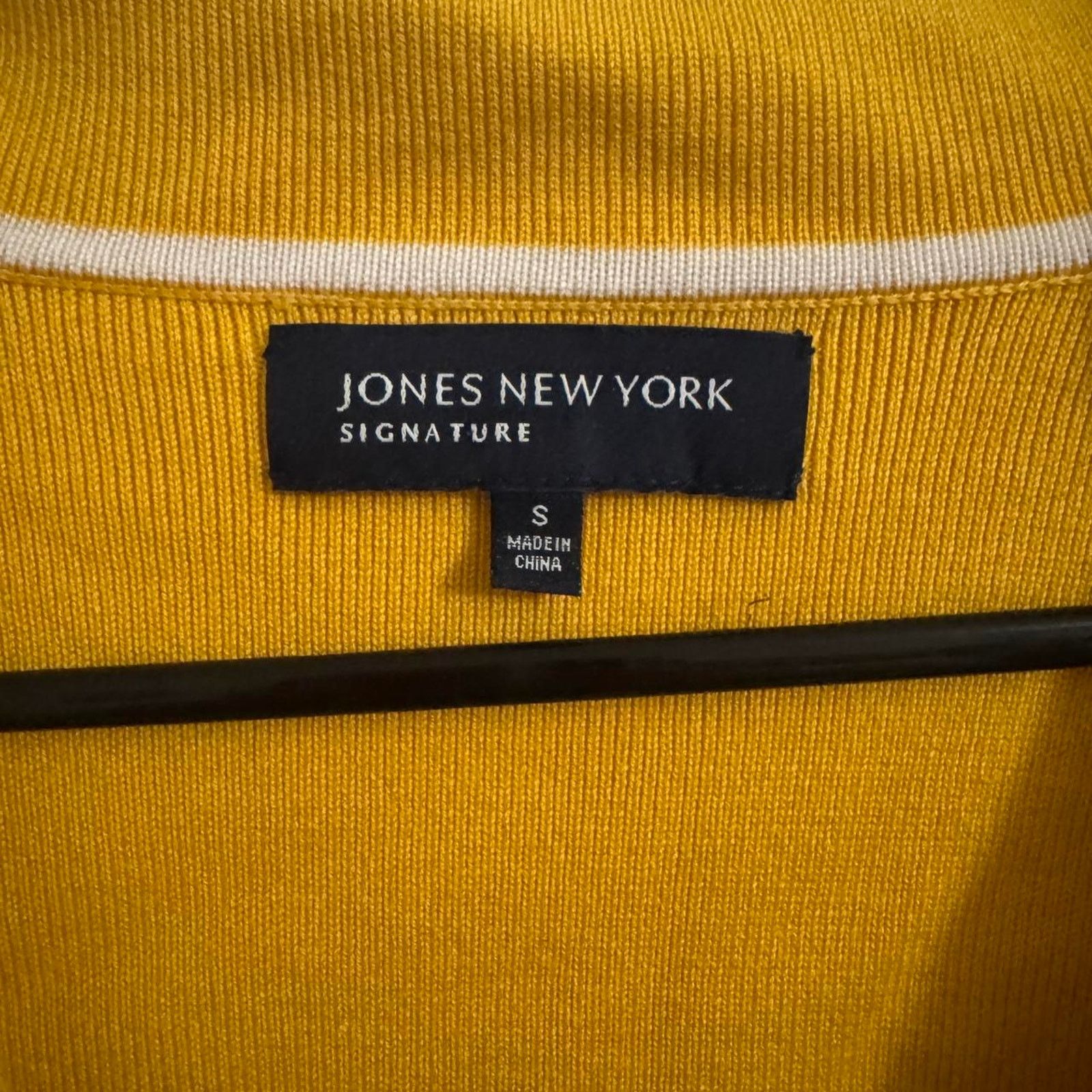 Jones New York Jones New York Yellow Piped Soft Blazer Dark Academia Preppy Size S / US 4 / IT 40 - 3 Thumbnail