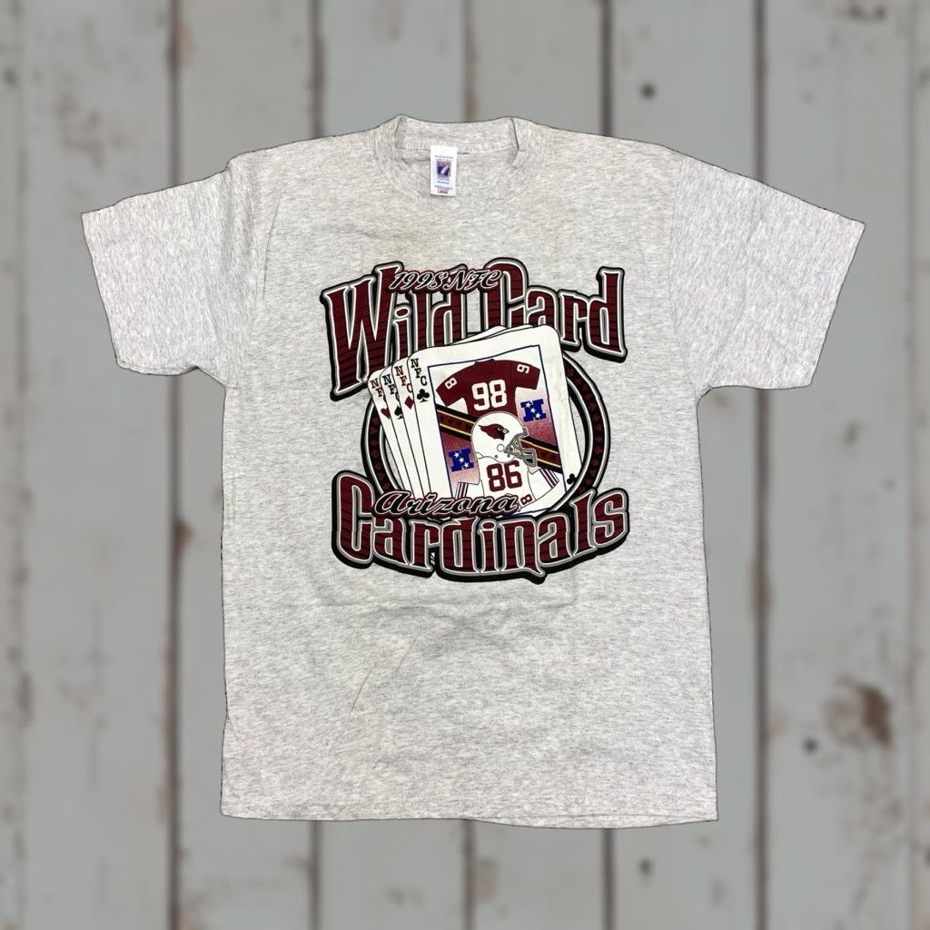 Logo 7 VINTAGE Logo 7 Arizona Cardinals T-Shirt Large Gray Mens 90s Sports NFL Football Logo7 Graphic Print Crew Neck Size US L / EU 52-54 / 3 - 1 Thumbnail