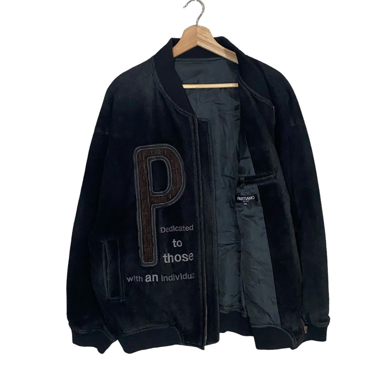 Vintage VINTAGES PARTIAMO PER UOMO WOOL VARSITY JACKET Size US L / EU 52-54 / 3 - 5 Thumbnail