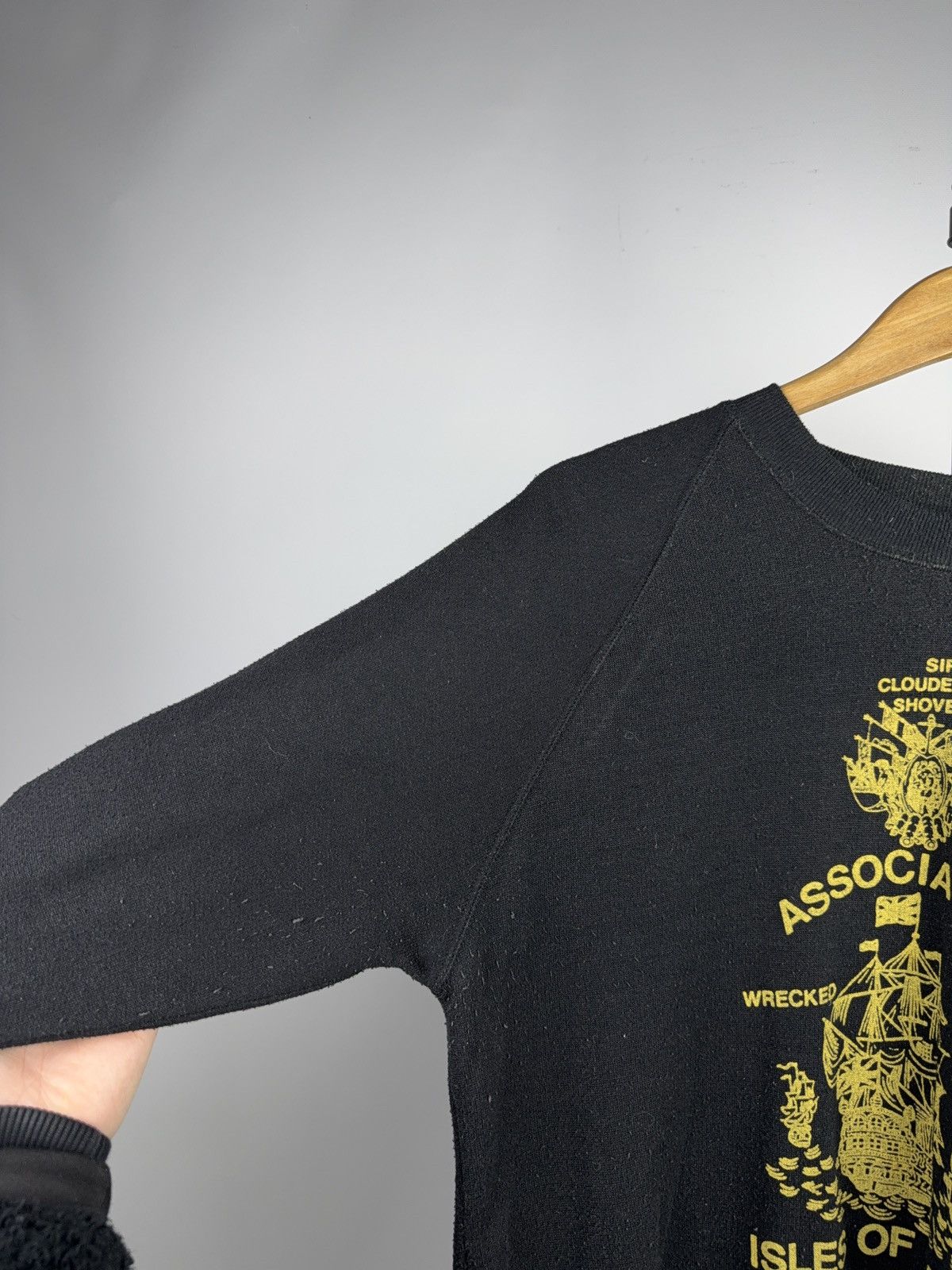 Vintage 80s Vintage UK Ship Crewneck 1707 Isles of Scilly Raglan Size US L / EU 52-54 / 3 - 12 Thumbnail