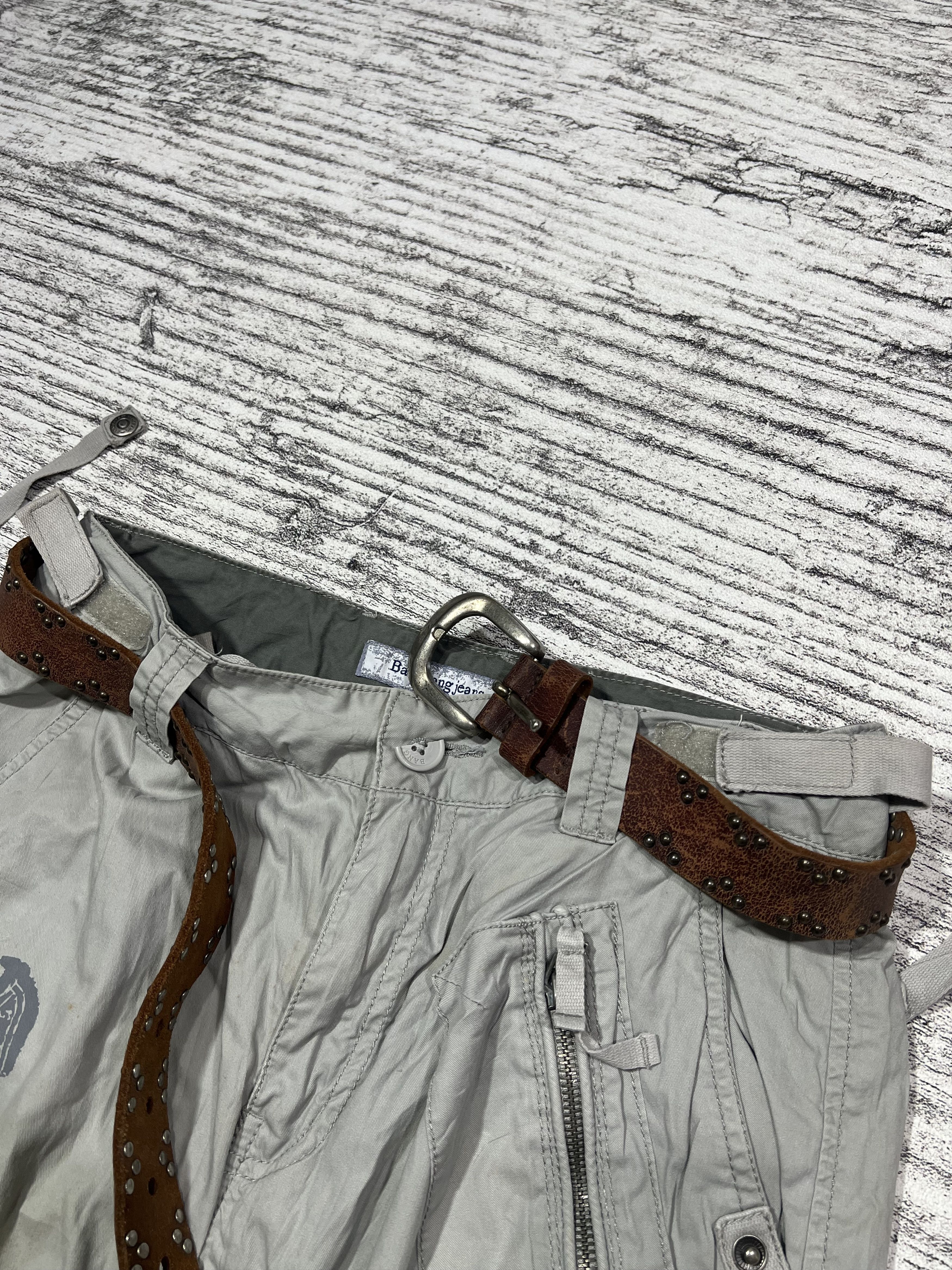Japanese Brand 2000s Hysteric Bondage Adjustable Baggy Cargo y2k Lgb Ifsix Size US 28 / EU 44 - 8 Thumbnail