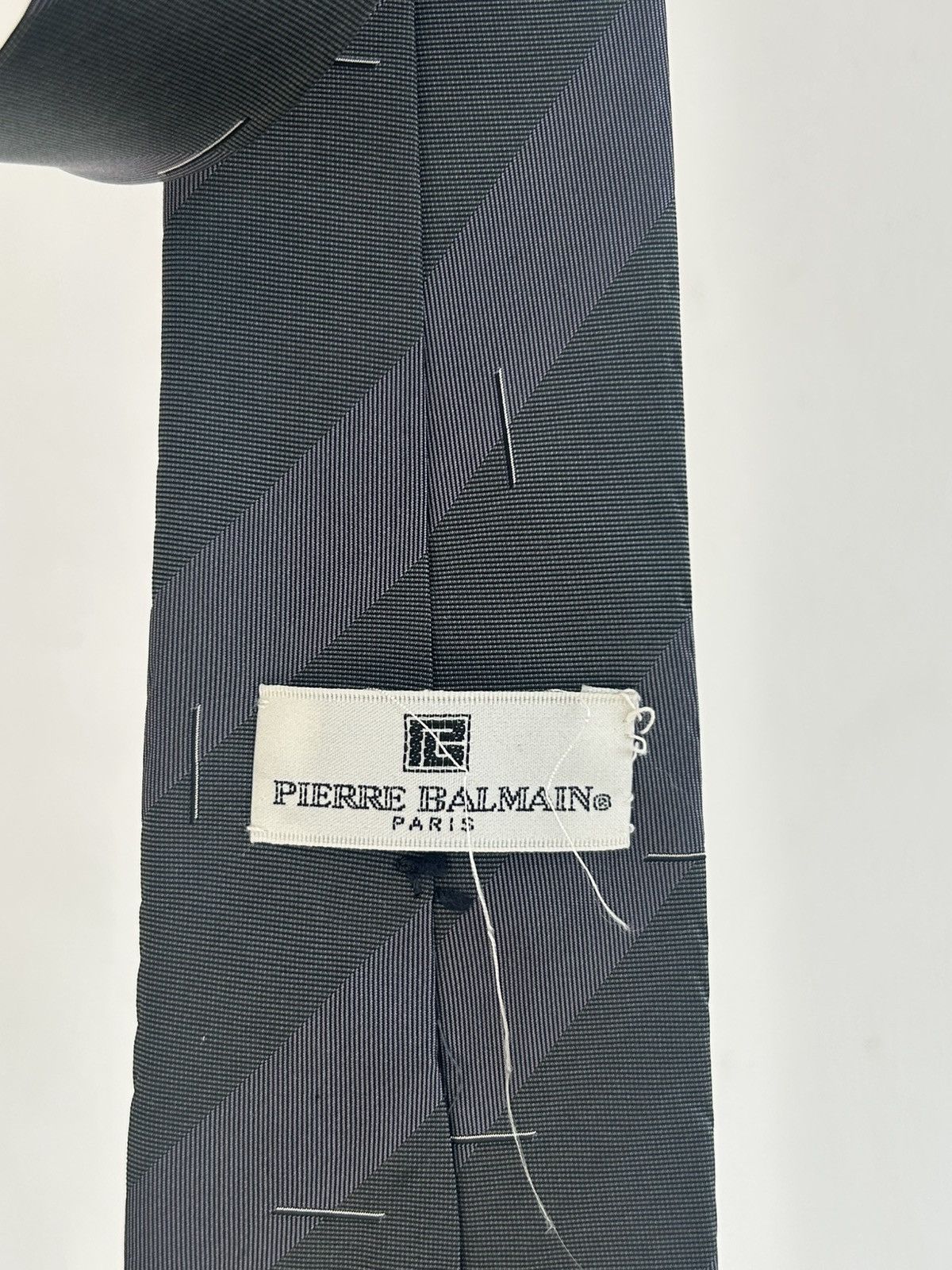 Pierre Balmain Pierre Balmain Vintage Tie Black Size ONE SIZE - 5 Thumbnail