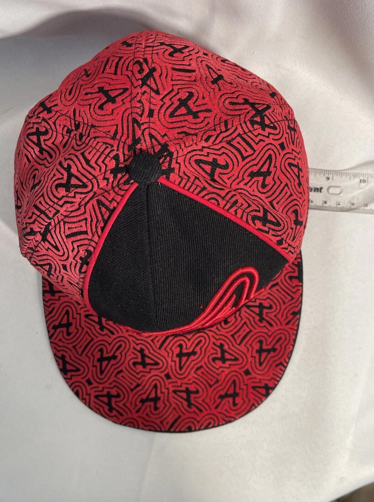 Designer CITY HUNTER Hat Cap 7 3/4 Atlanta US City Red Size ONE SIZE - 6 Thumbnail