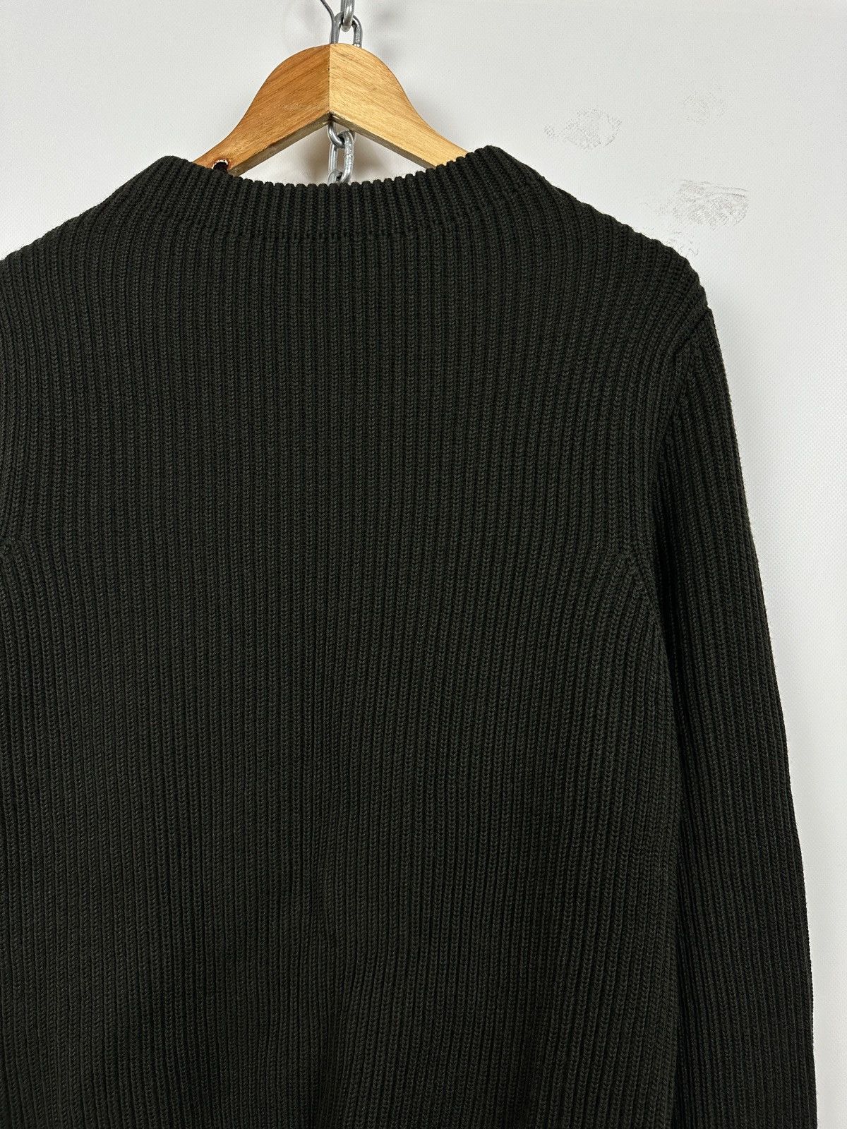 Andersen Andersen Andersen-Andersen Crewneck Navy Green Wool Sweater Size US S / EU 44-46 / 1 - 14 Thumbnail