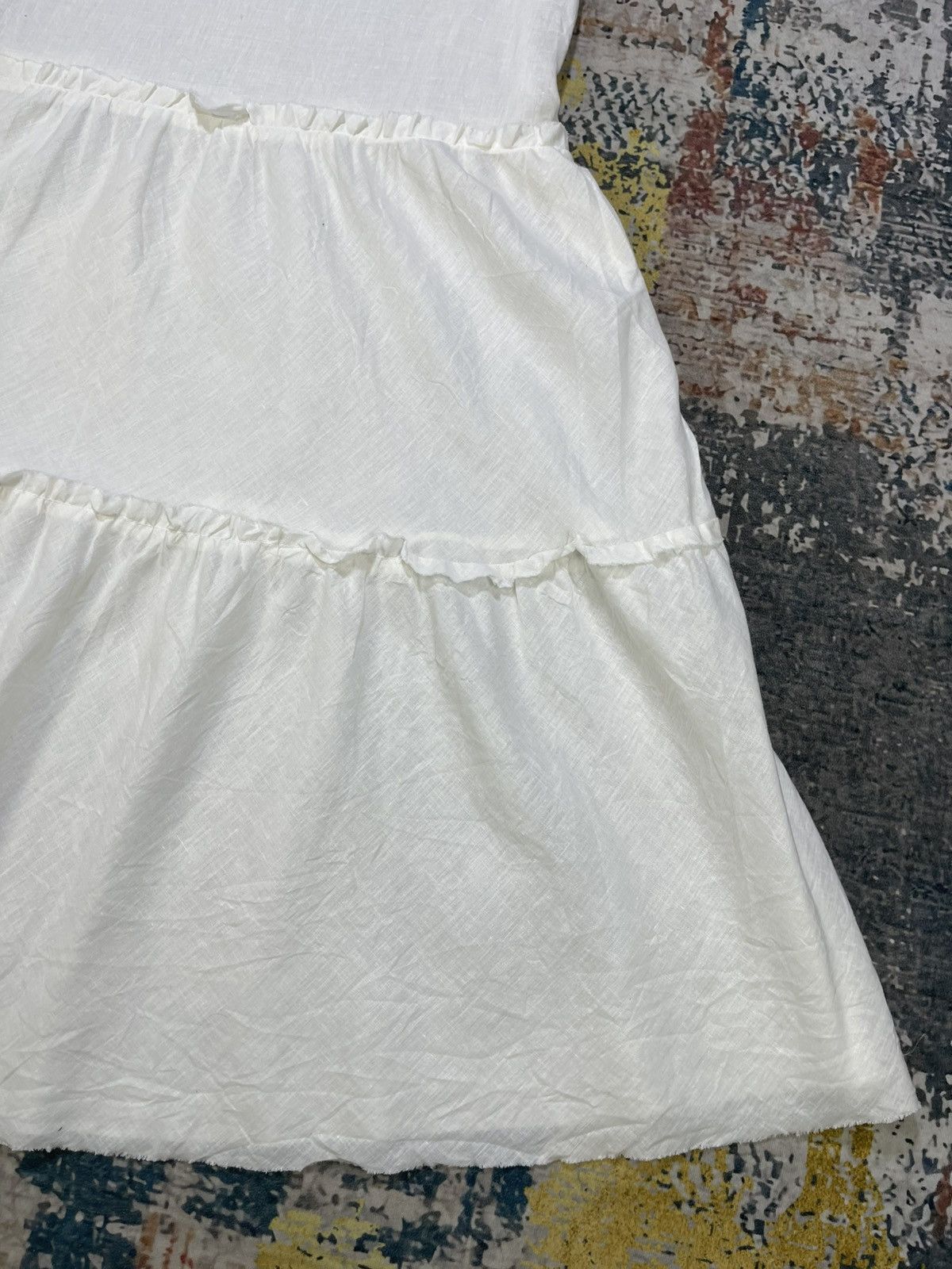 Ne-Net Issey Miyake Ne-Net Crochet Lace Neckline Tiered Dress Size XS / US 0-2 / IT 36-38 - 7 Thumbnail