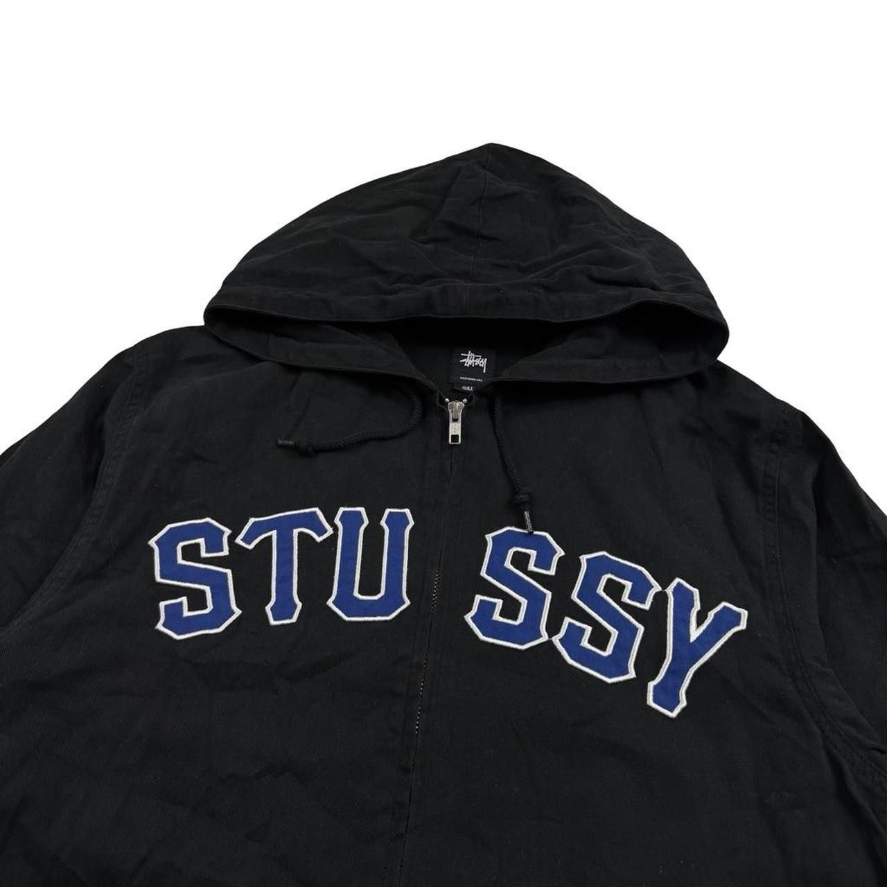 Stussy Vintage Stussy Black Cotton Jacket - Small Size US S / EU 44-46 / 1 - 2 Thumbnail