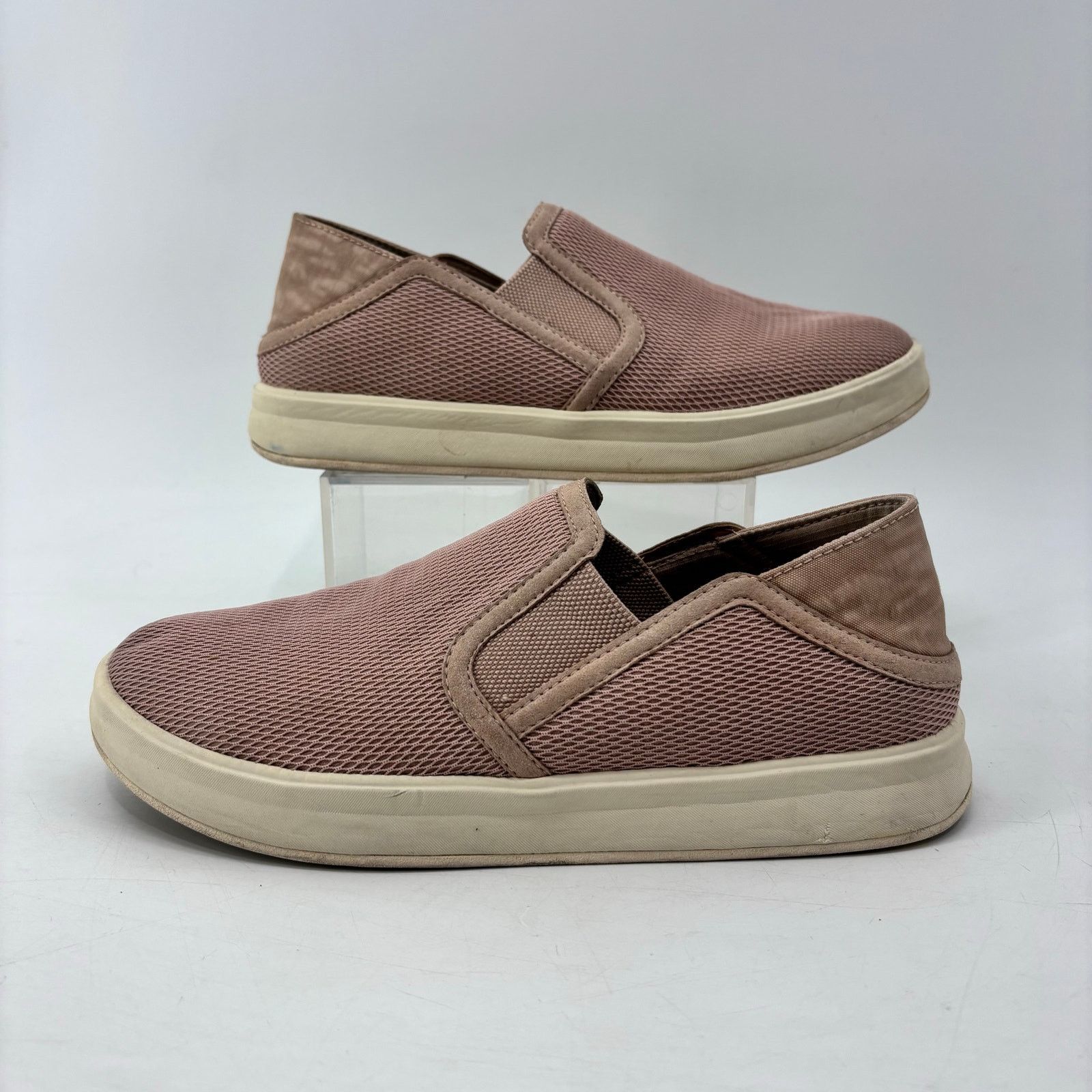 Olukai Olukai Ki'hele Womens Sz 7.5 Slip On Sneakers Pink Rose Dust Size US 7.5 / IT 37.5 - 3 Thumbnail