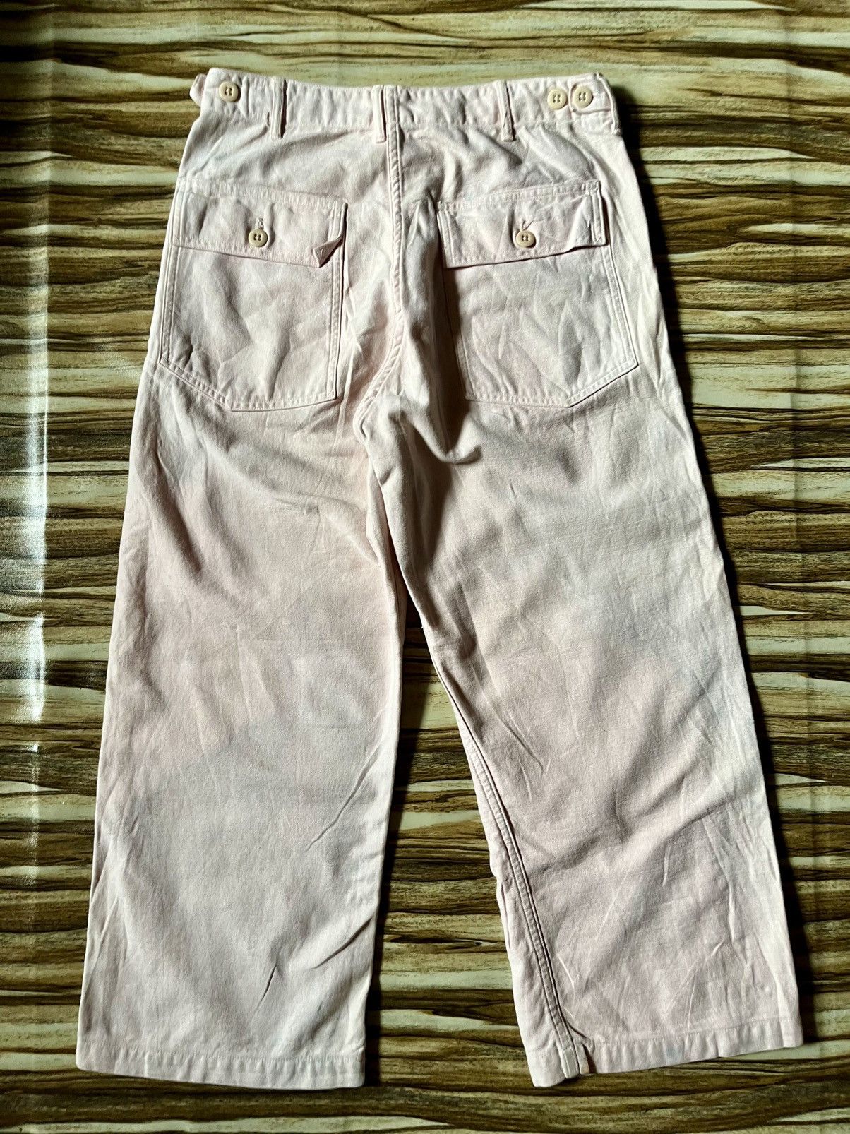 Japanese Brand Slim Fatigue Pant in Dusty Rose Size US 30 / EU 46 - 4 Thumbnail