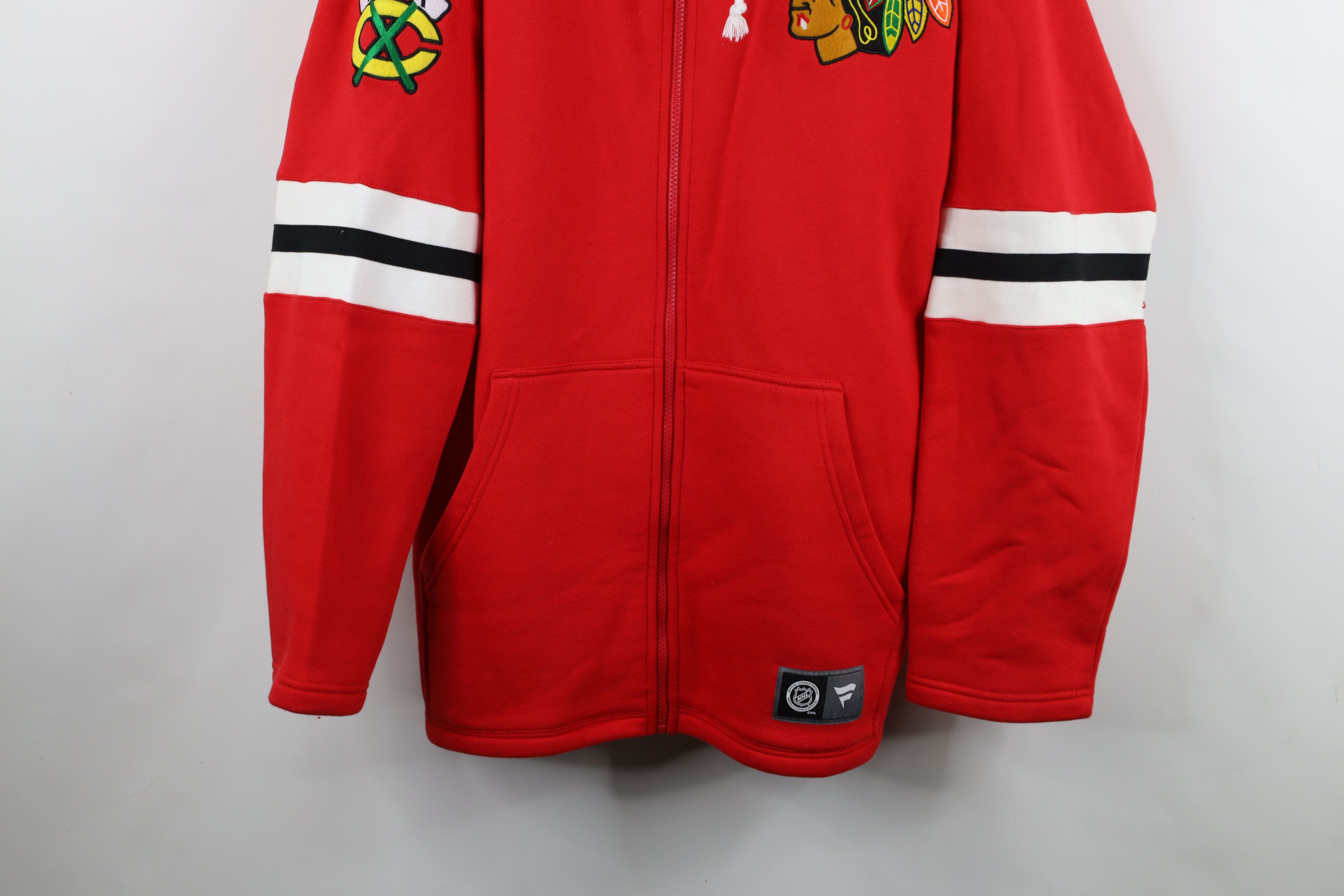 Vintage Fanatics Chicago Blackhawks Hockey Jersey Hoodie Sweatshirt Size US XXL / EU 58 / 5 - 3 Thumbnail