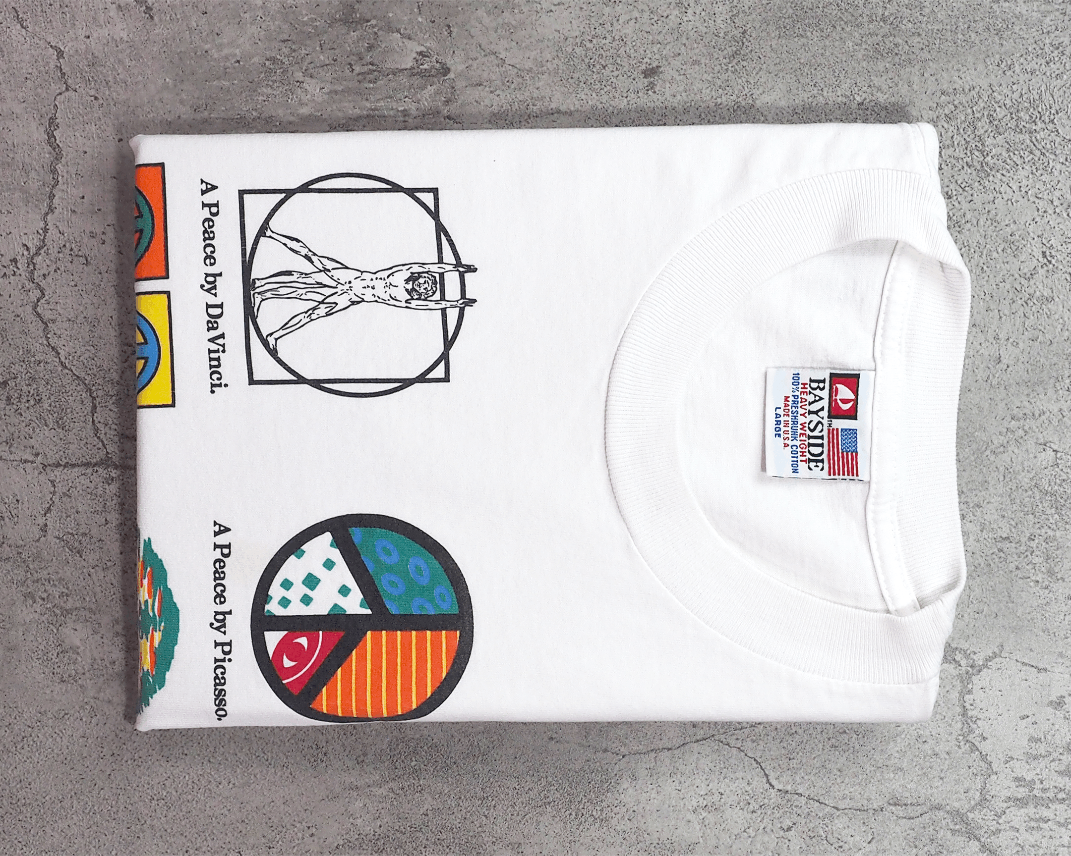 Vintage Vintage 1990s The Art Of Piece Graphic Shirt L Size US L / EU 52-54 / 3 - 5 Thumbnail