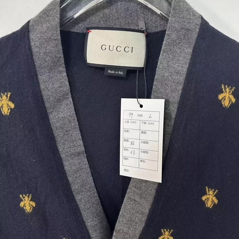 Gucci Gucci Little bee cardigan jacket 2502-Nextarrow Size US L / EU 52-54 / 3 - 2 Thumbnail