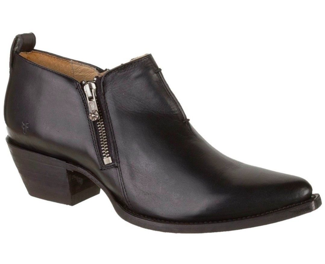 Frye FRYE Sacha Moto Shootie Boots Size 11 B Black Women's Ankle Size US 11 / IT 41 - 17 Thumbnail