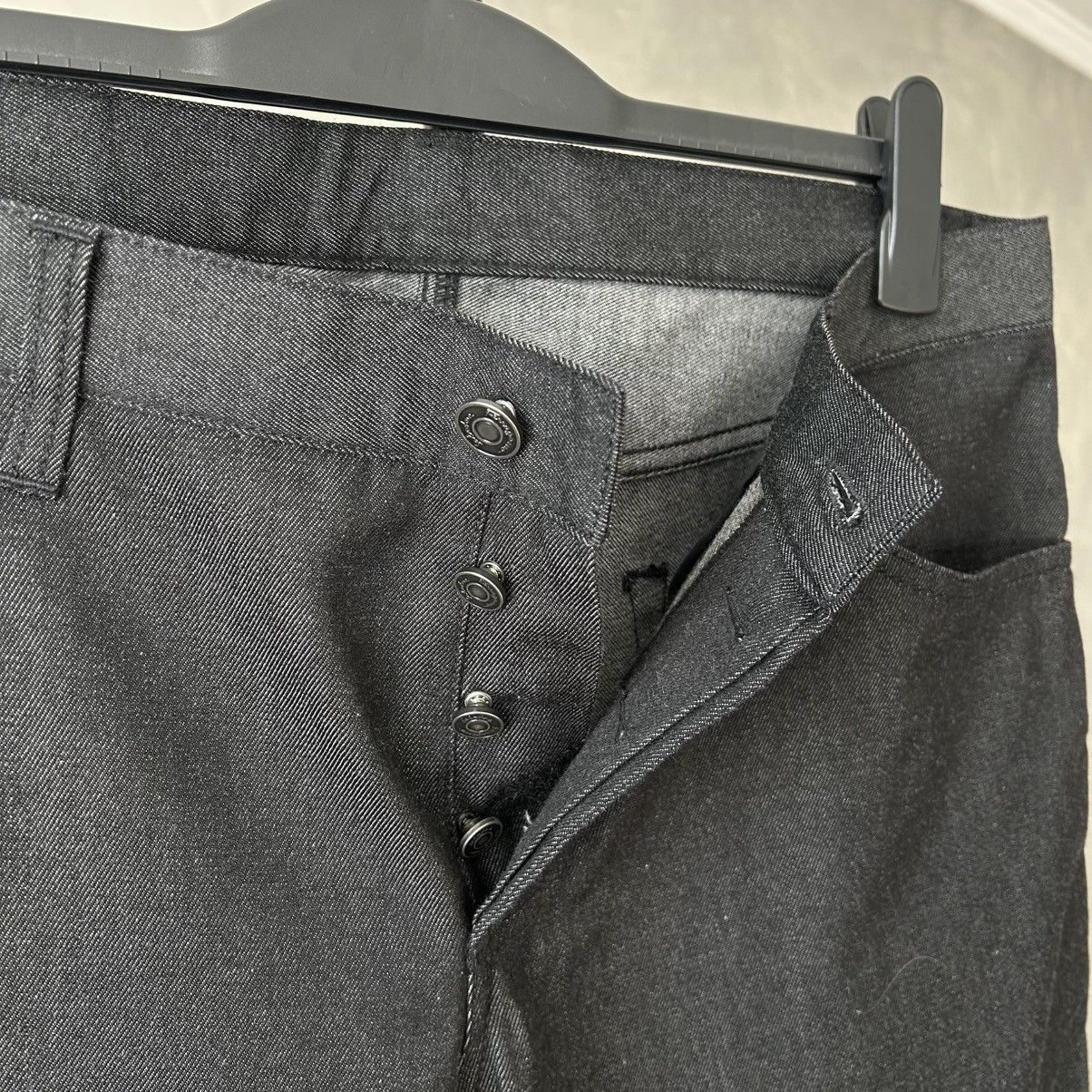 Salvatore Ferragamo Salvatore Ferragamo Tailored Grey Wool Blend Trousers Size US 36 / EU 52 - 11 Thumbnail
