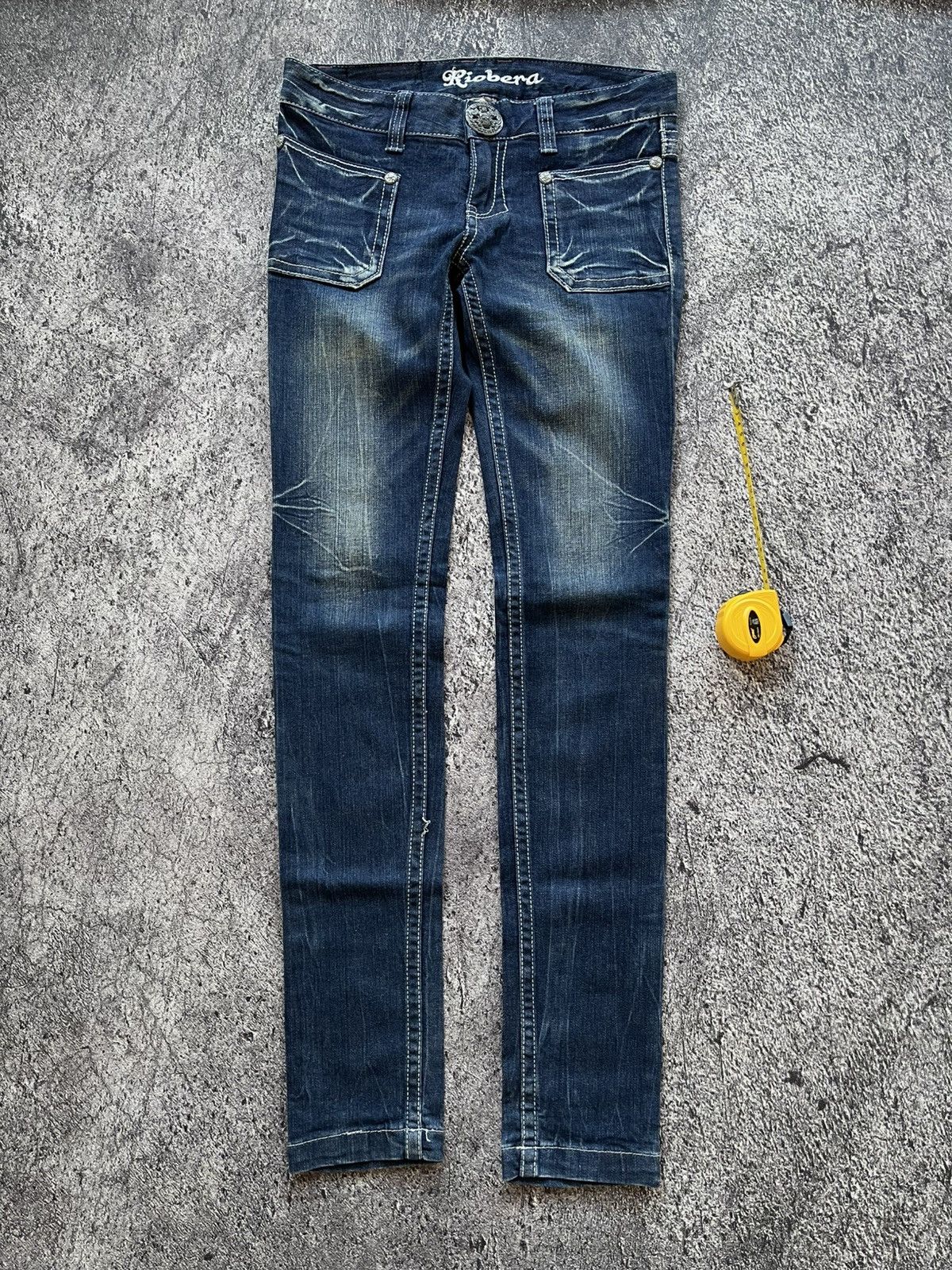 Japanese Brand Y2k Riobera poem ifsixwasnine slim jeans Size 30" / US 8 / IT 44 - 4 Thumbnail