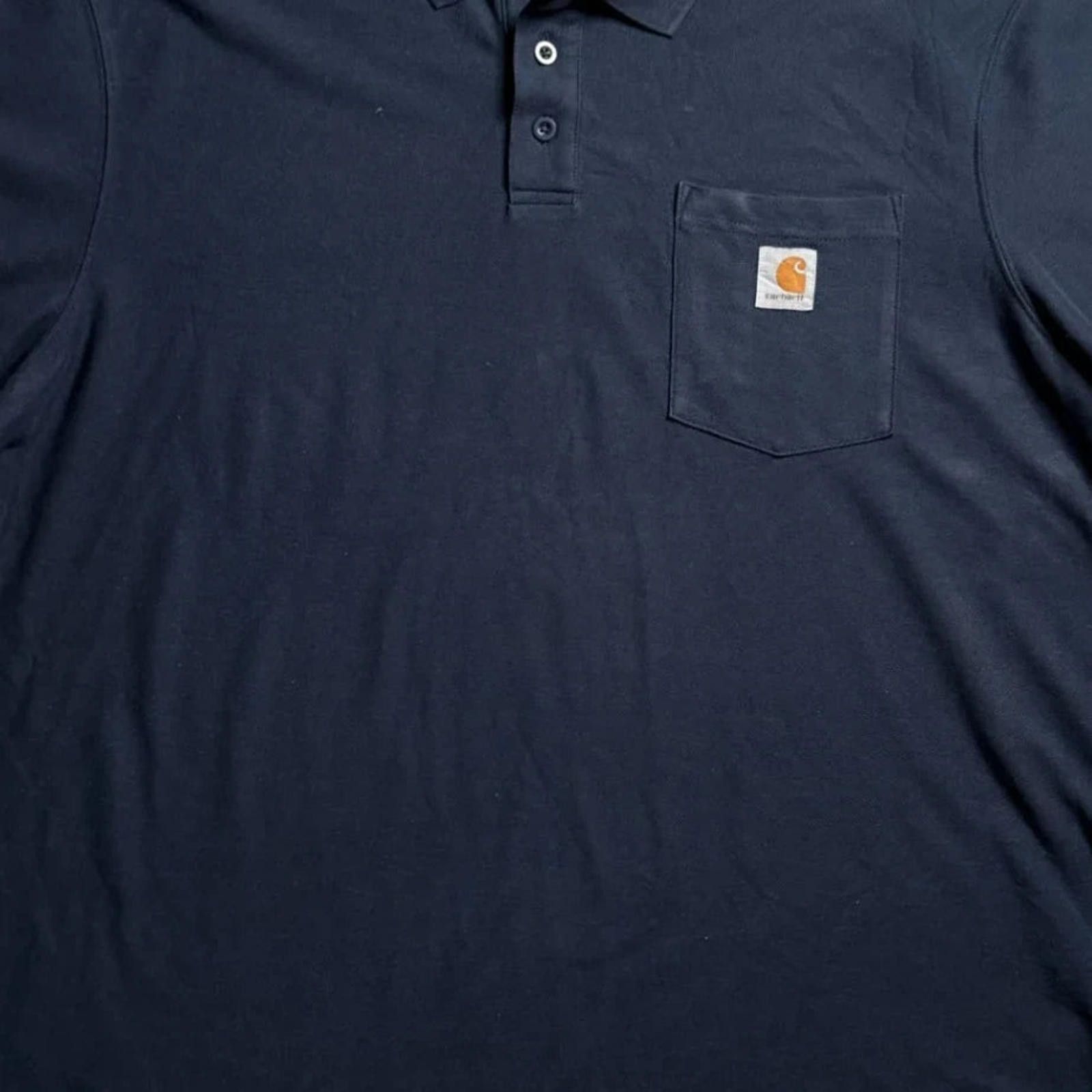 Carhartt Vintage Carhartt Navy Tshirt - XL Size US XL / EU 56 / 4 - 8 Thumbnail