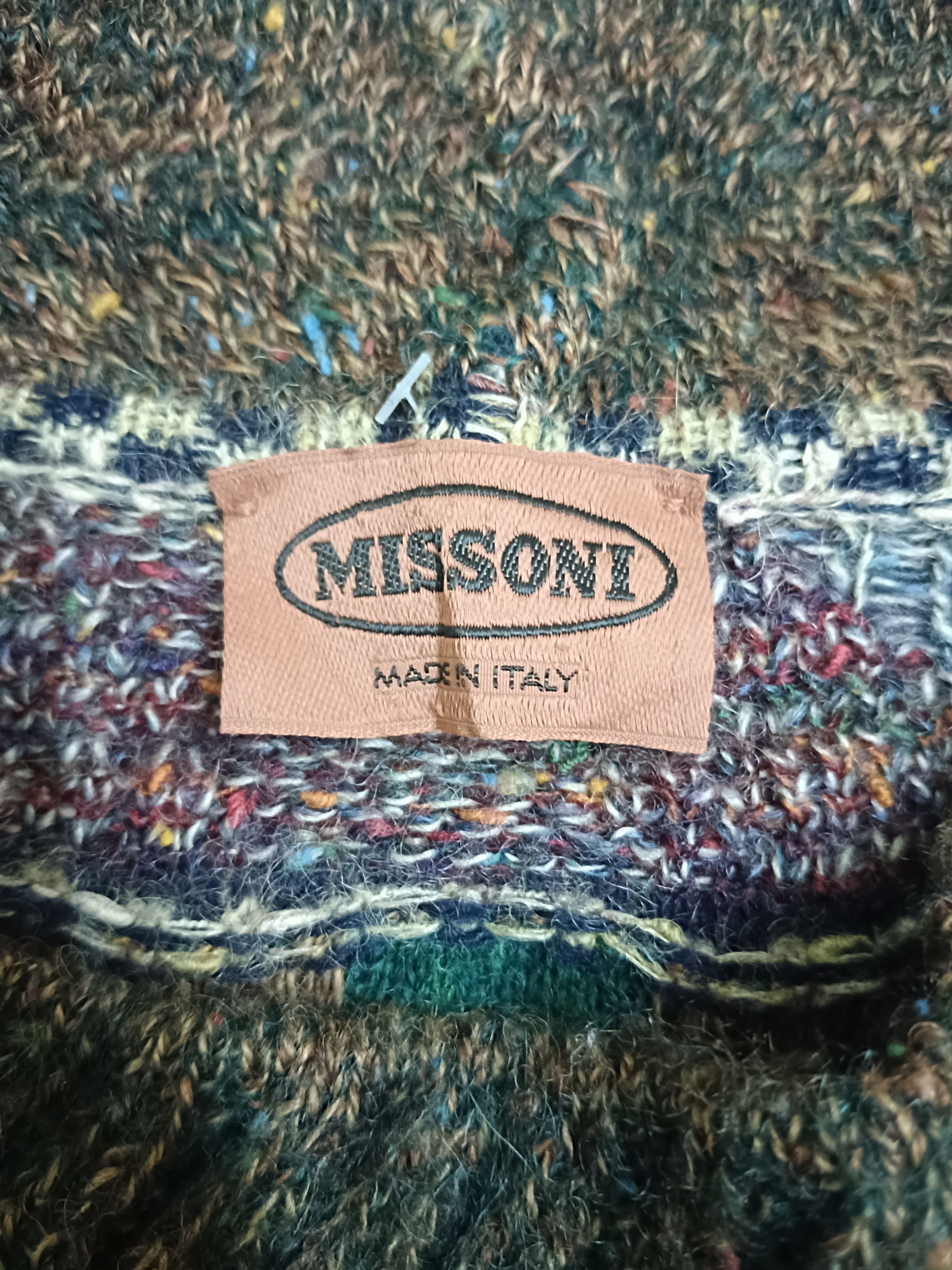 Missoni Vintage Missoni Wool Knitwear Size US XL / EU 56 / 4 - 3 Thumbnail