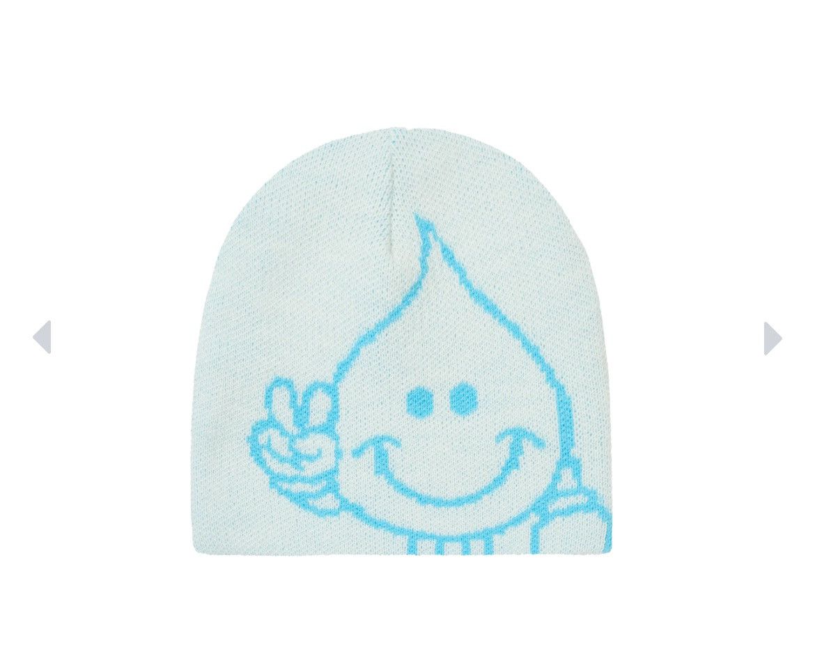 Palace Palace World Industries Reverso Nein Cuff Beanie Blue Size ONE SIZE - 4 Thumbnail