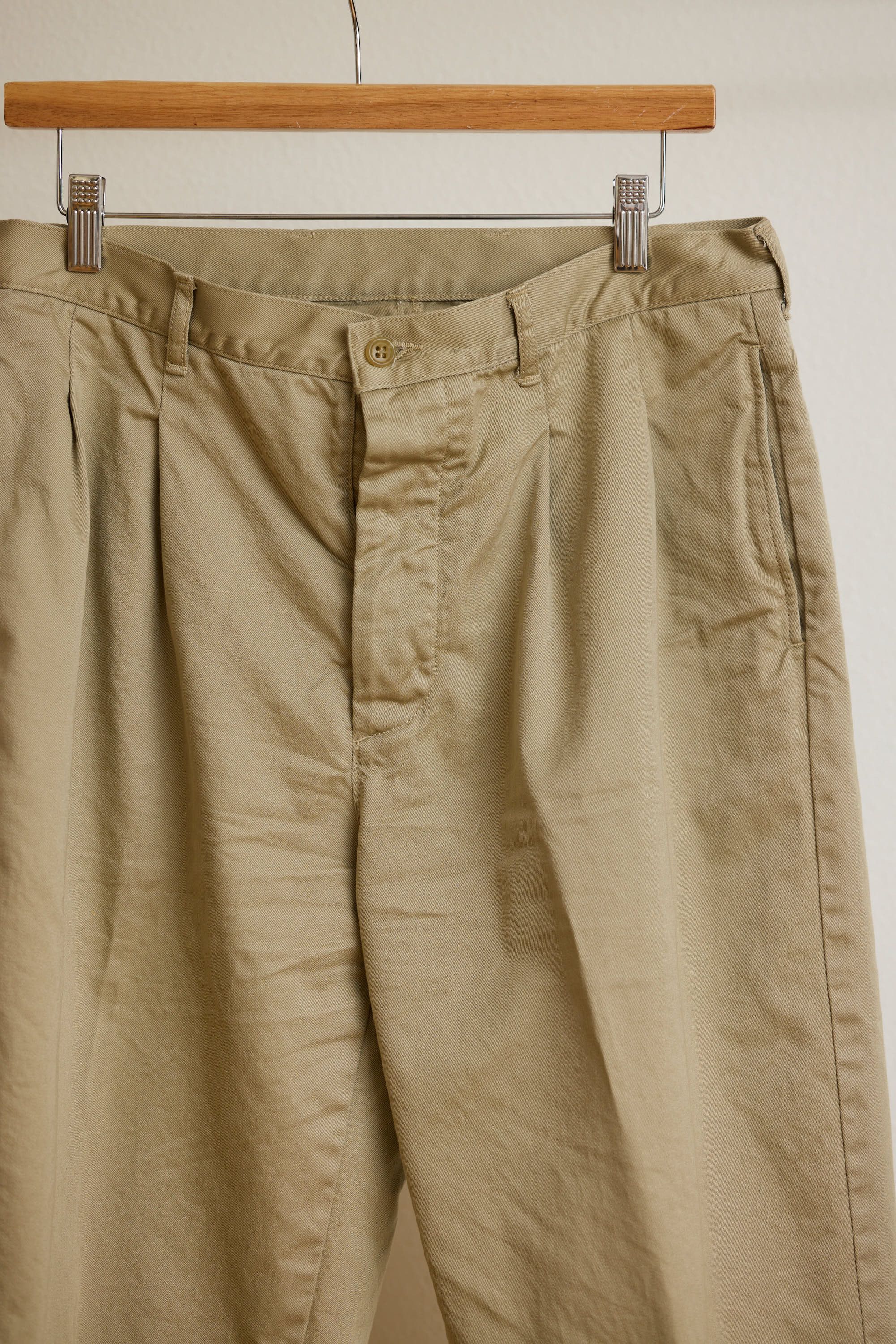 Herill Herill Suvin Cotton Two-Tuck Chinos Size US 32 / EU 48 - 2 Thumbnail