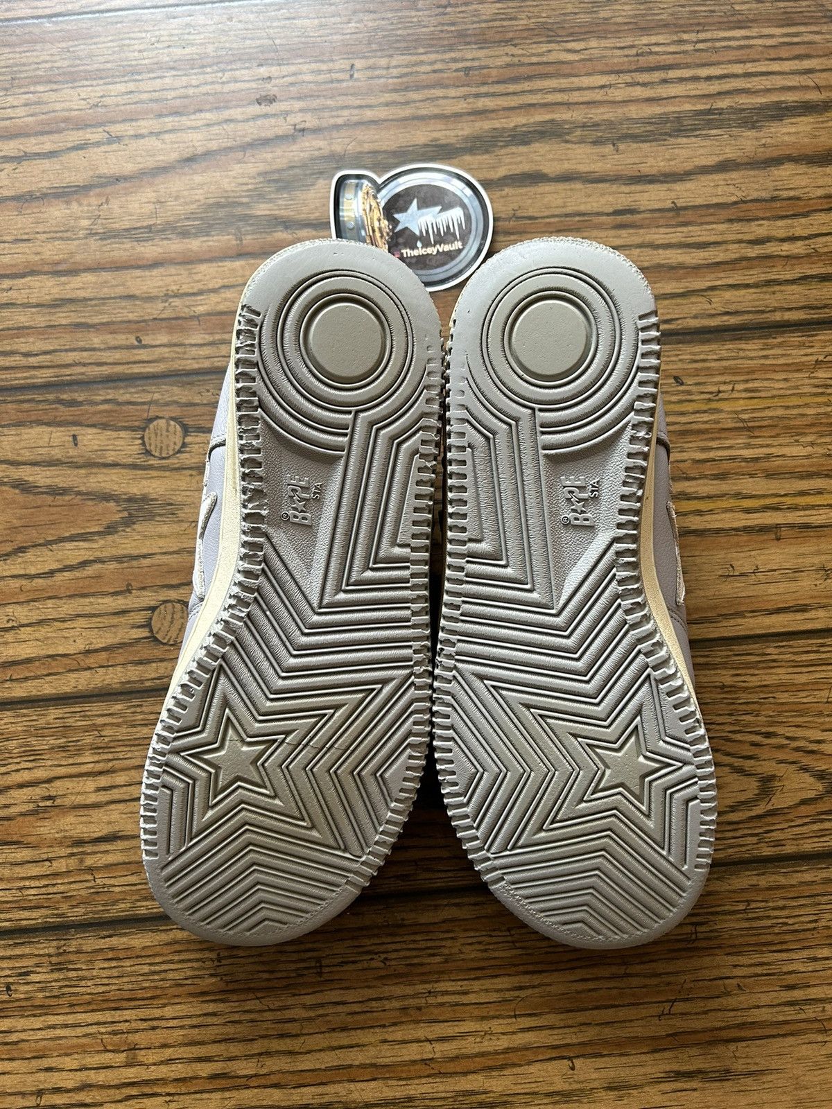 Bape Bape Grey/White Bapestas 9 Size US 9 / EU 42 - 5 Thumbnail