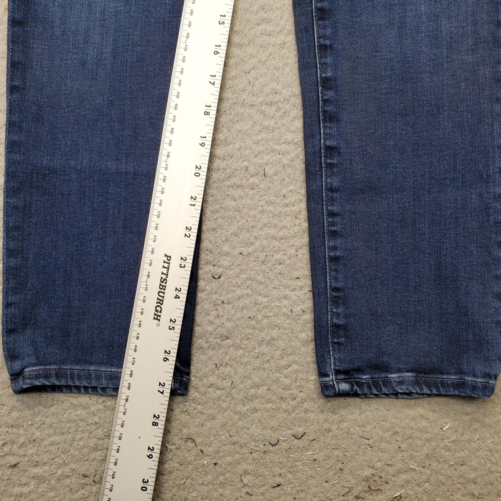 Denime AG Adriano Goldschmied Prima Cigarette Ankle Jeans Womens 30R Blue Denim Stretch Denim Jeans Women 30 Size 30" / US 8 / IT 44 - 4 Thumbnail