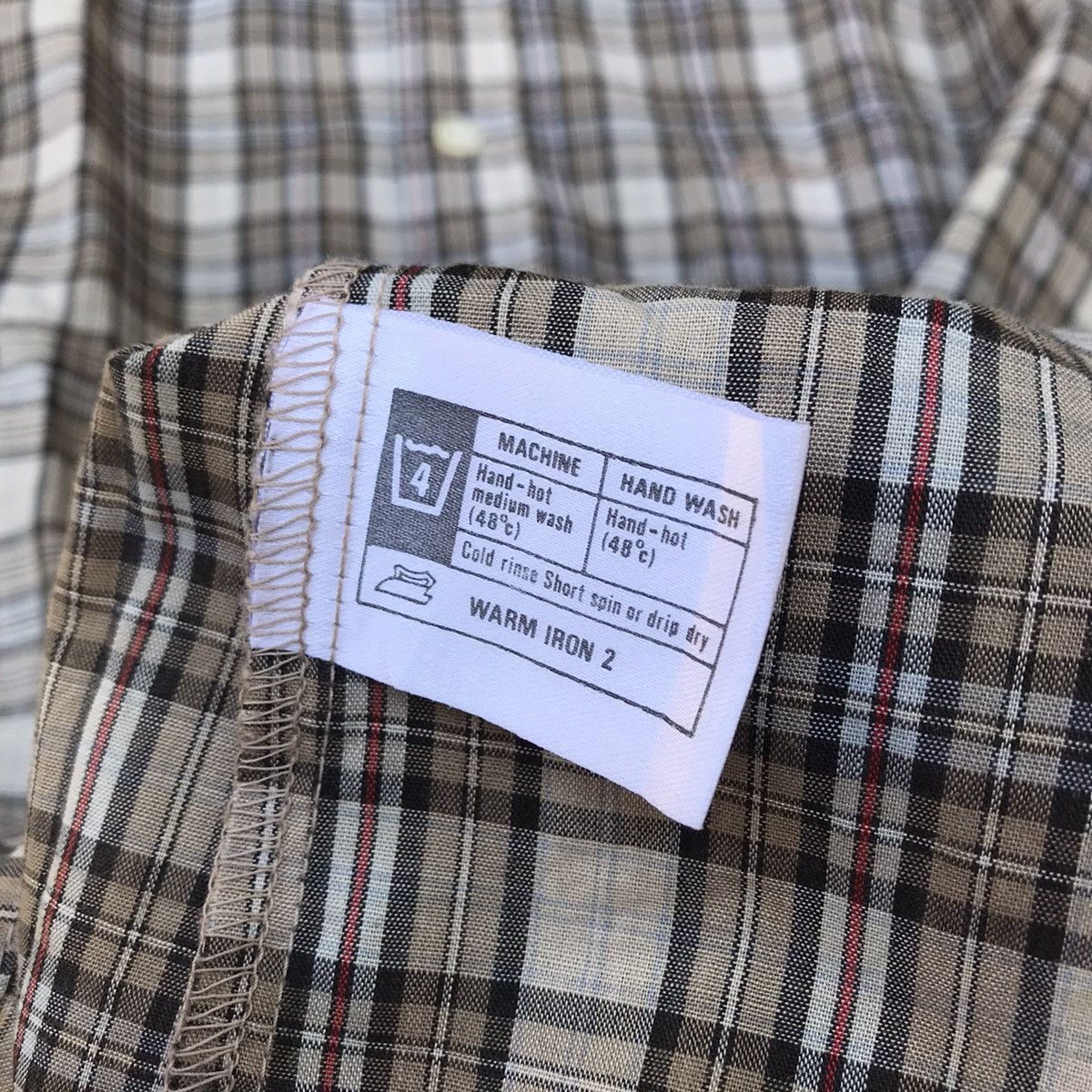 Ben Sherman × Vintage Ben Sherman 70s Button Down Trimfit Shirt 3 finger colar Size US M / EU 48-50 / 2 - 10 Thumbnail